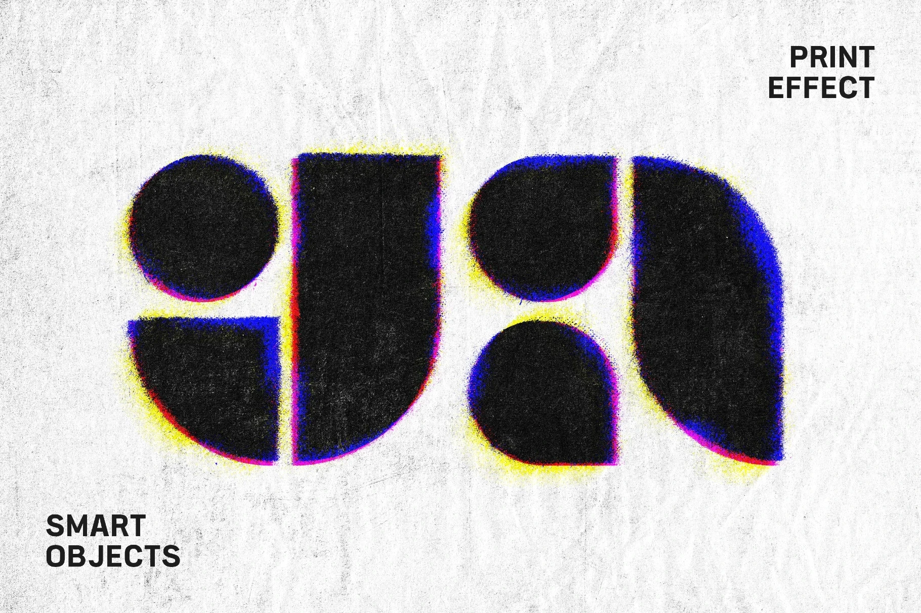 Glitch Print Text Effect