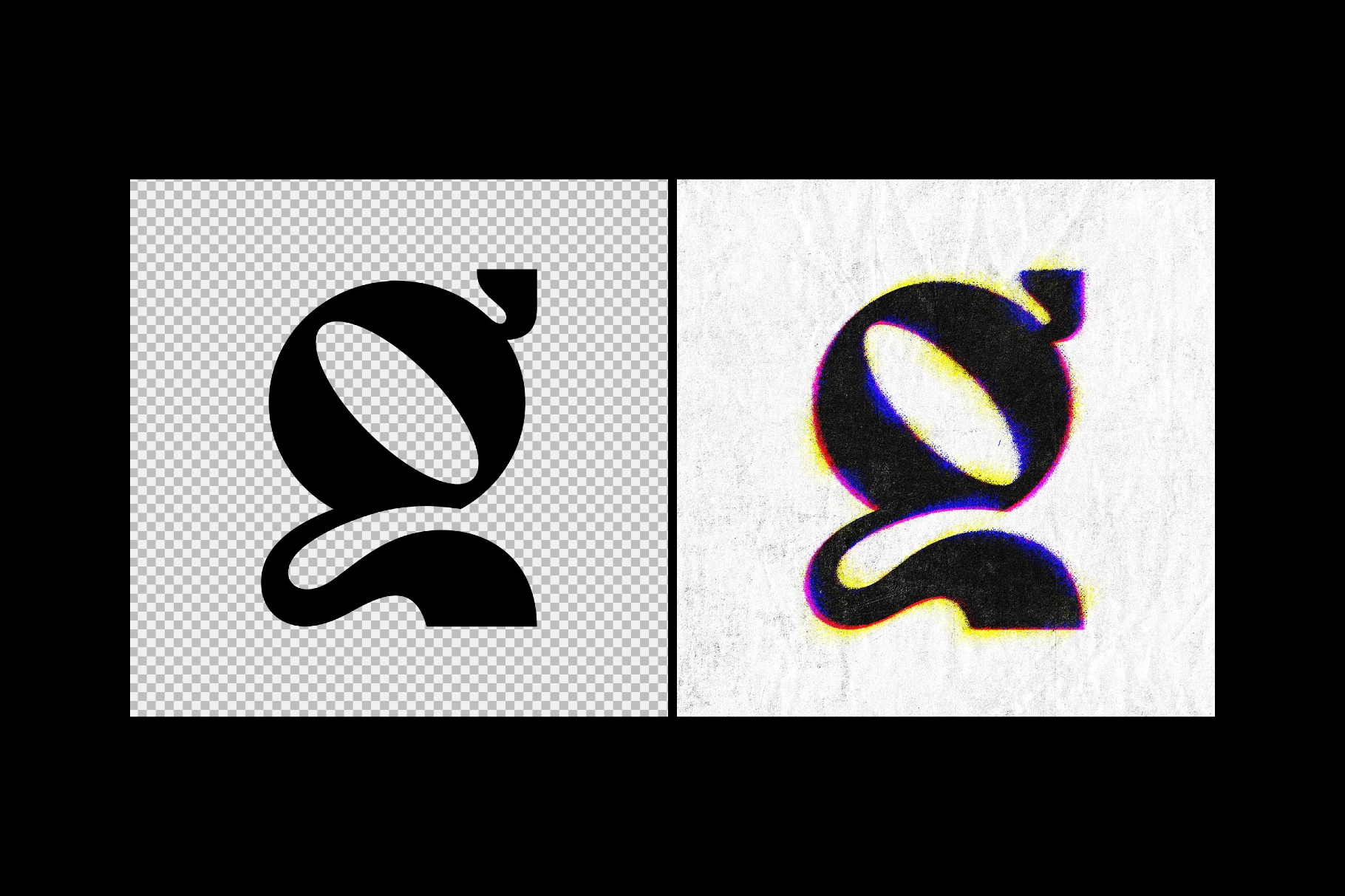 Glitch Print Text Effect