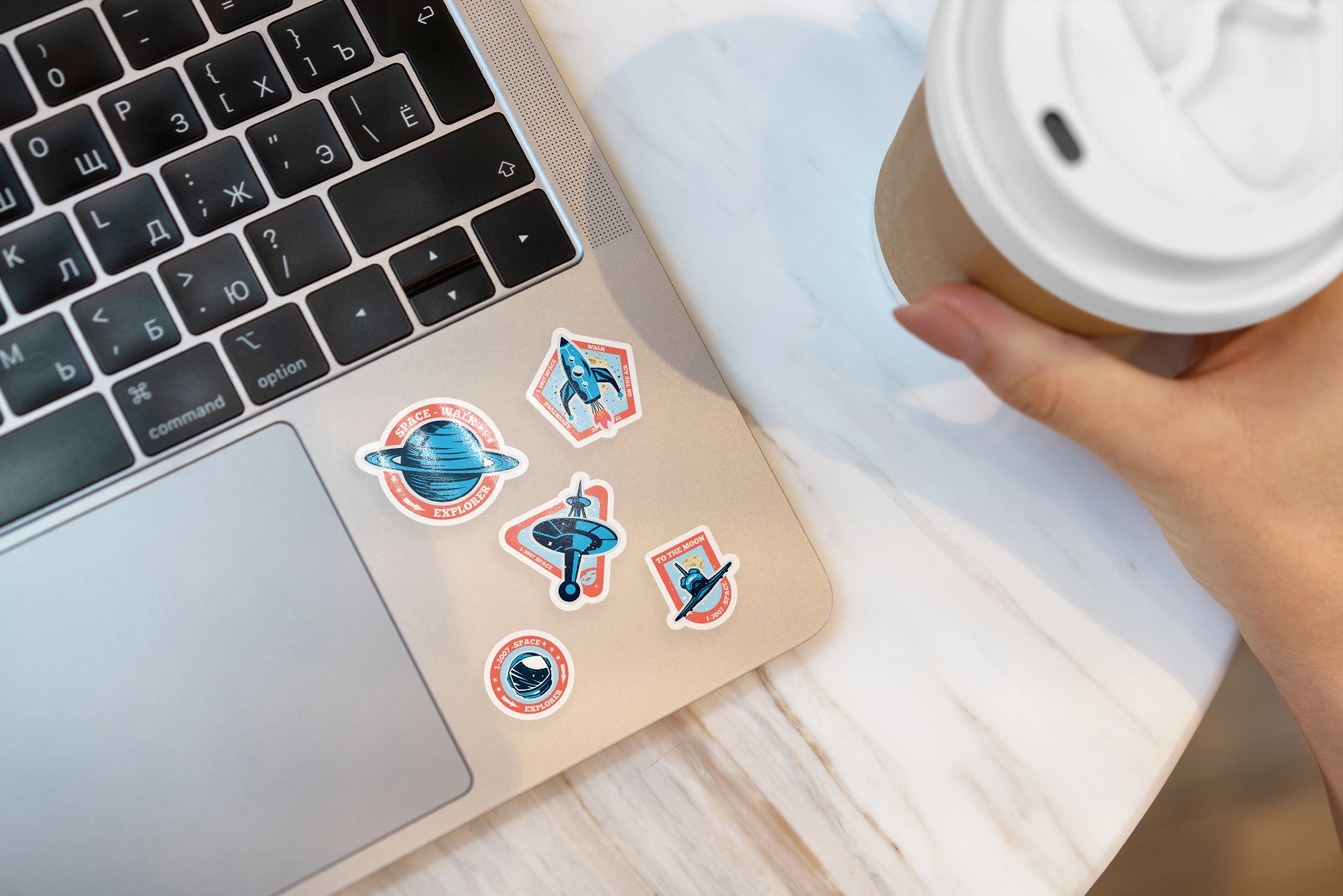 Sticker Mockups Pack