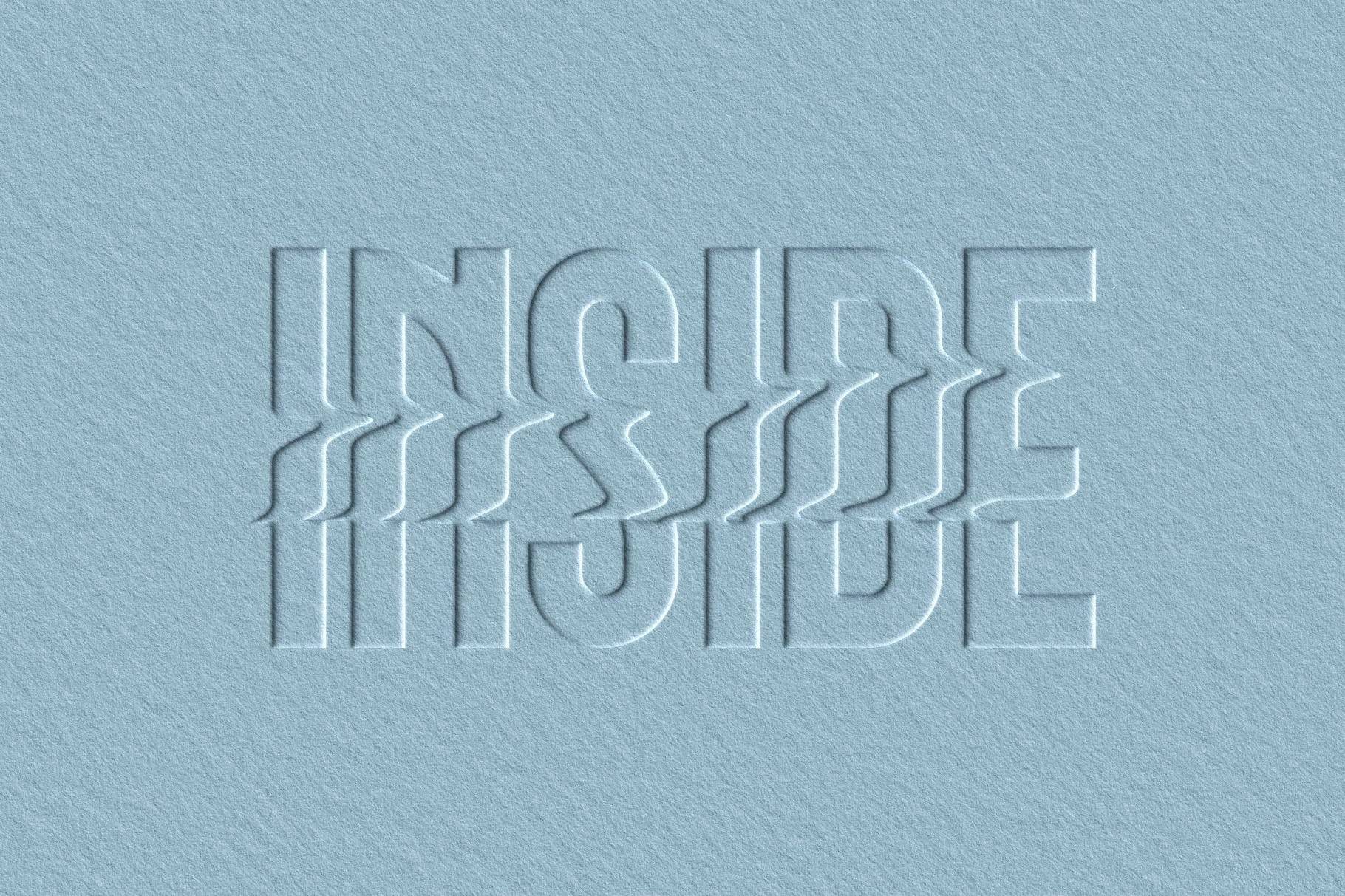 Embossed Paper Text Effect