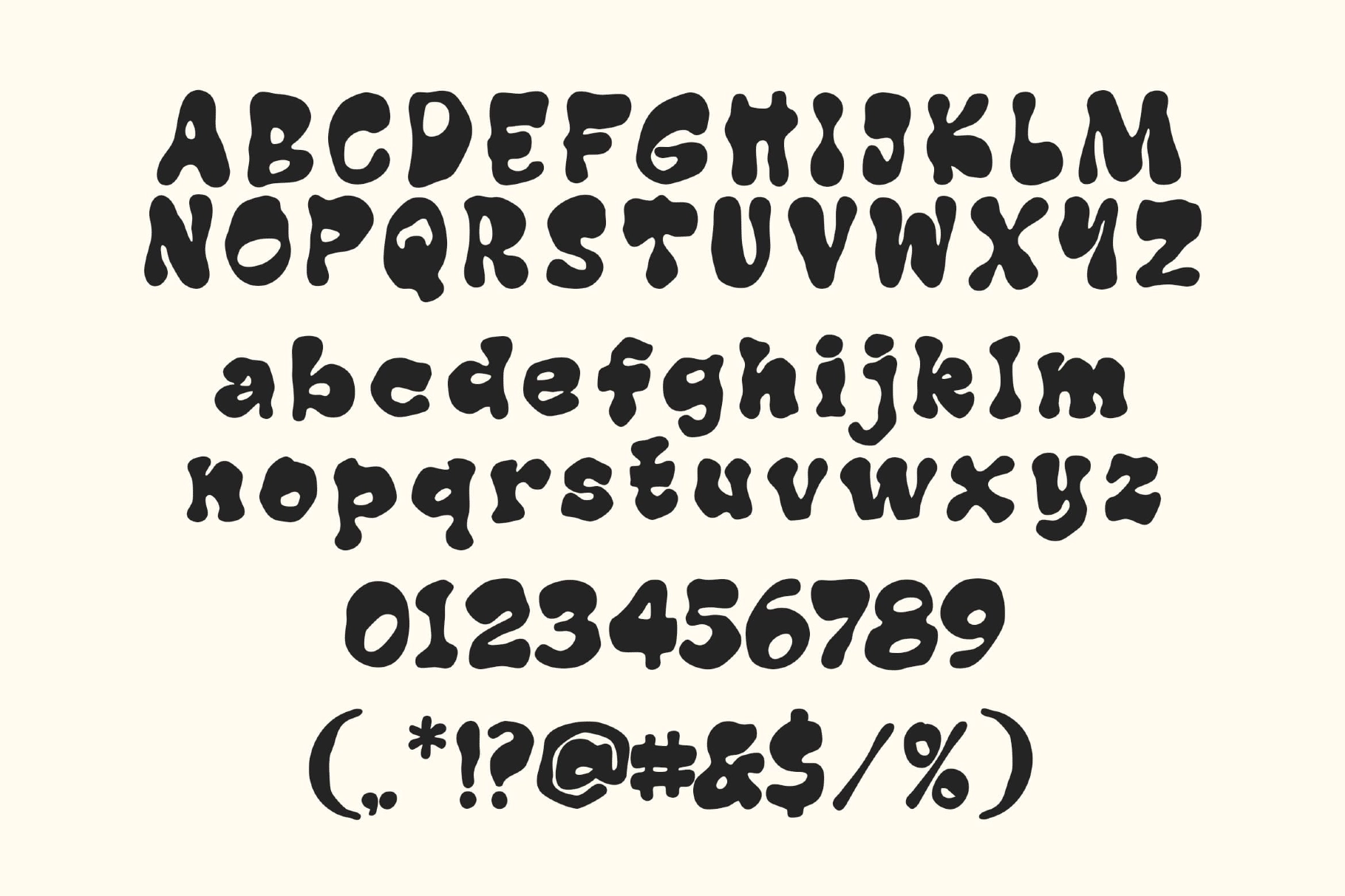 Diobel – Playful Liquify Display Font