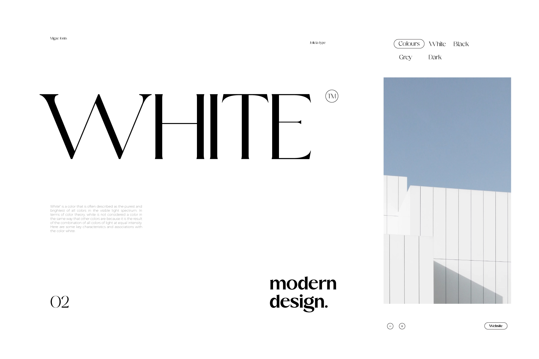 Migae – Elegant Modern Serif Display Font