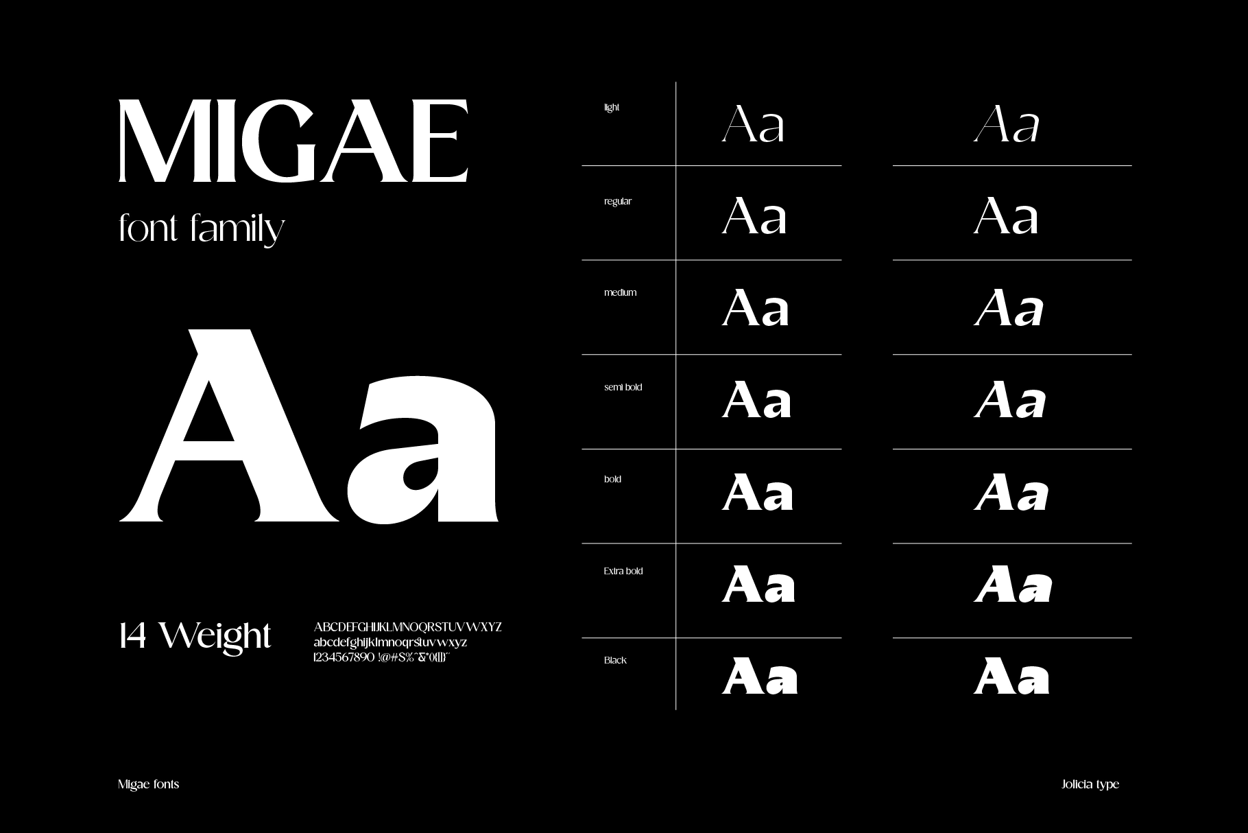 Migae – Elegant Modern Serif Display Font