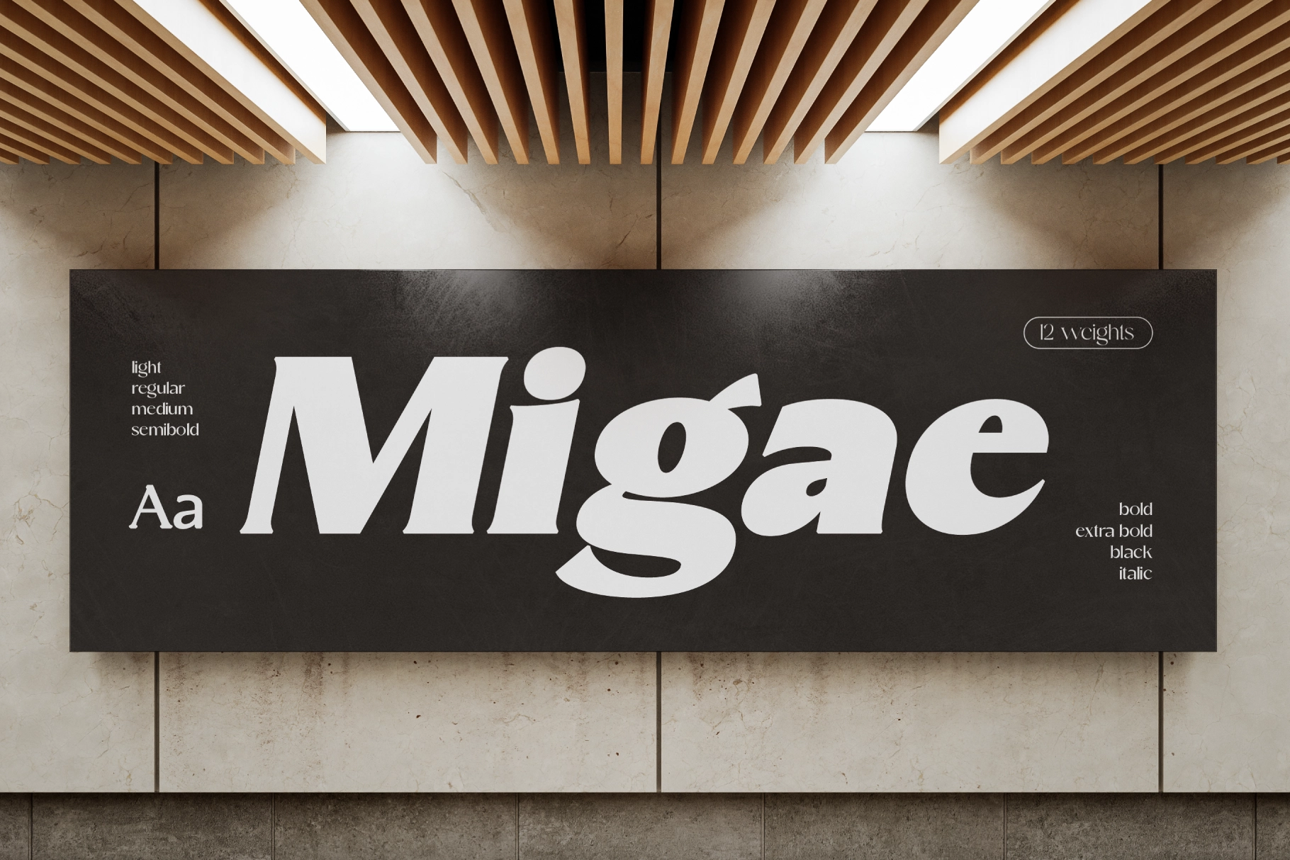 Migae – Elegant Modern Serif Display Font