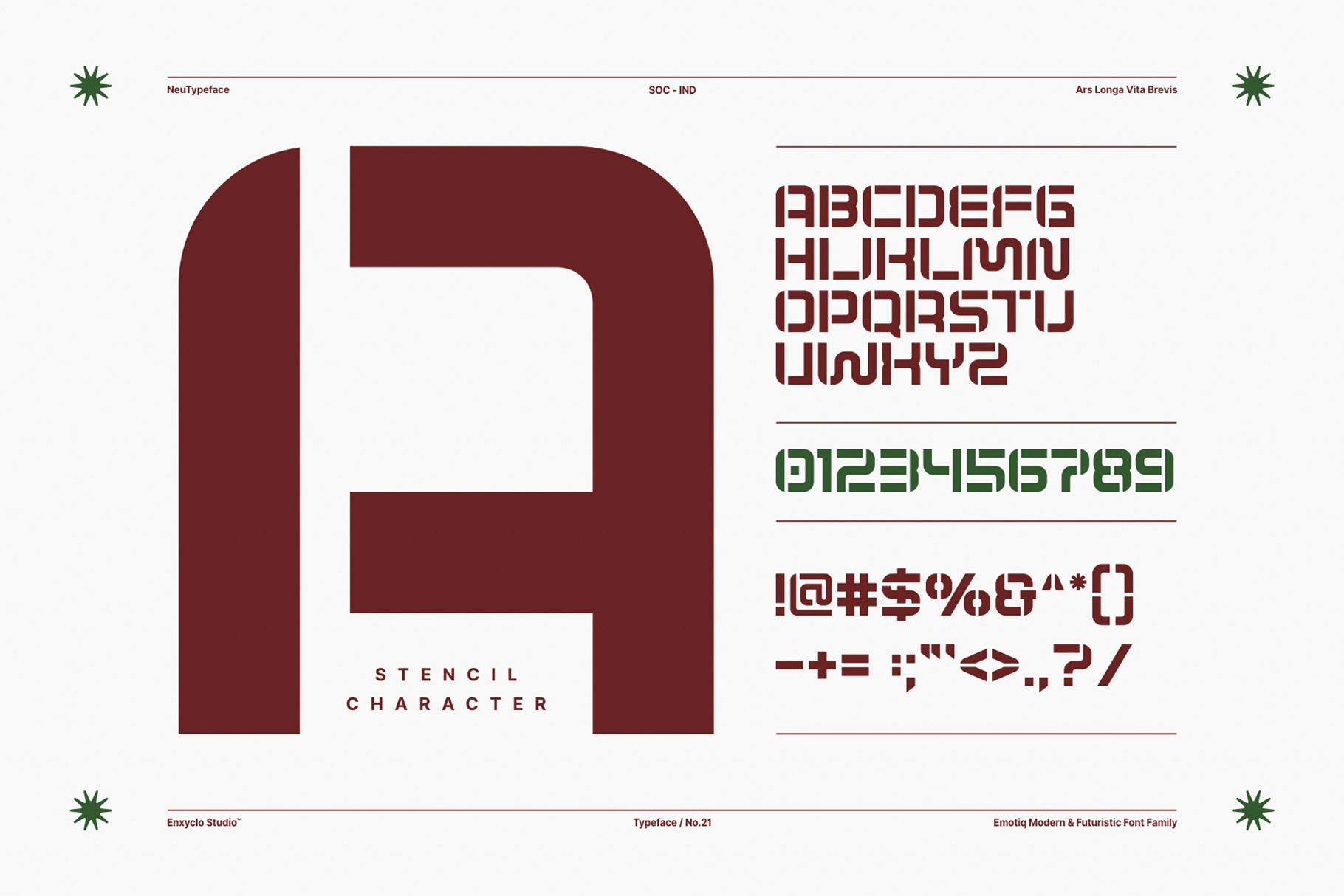 EMOTIQ – Futuristic Sans Serif Font Family