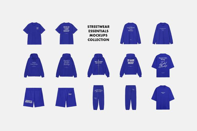 Streetwear Apparel Mockup Collection