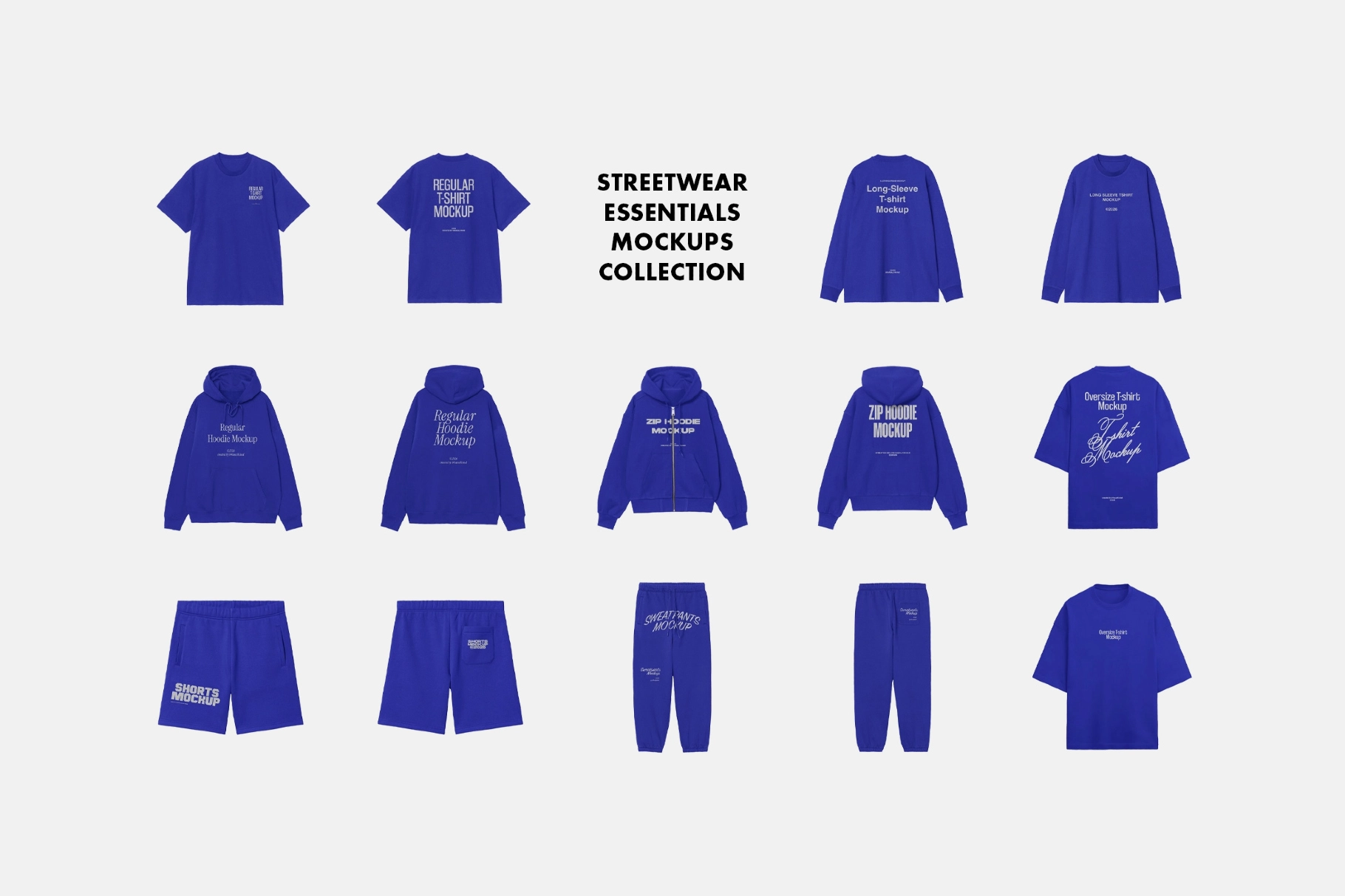 Streetwear Apparel Mockup Collection