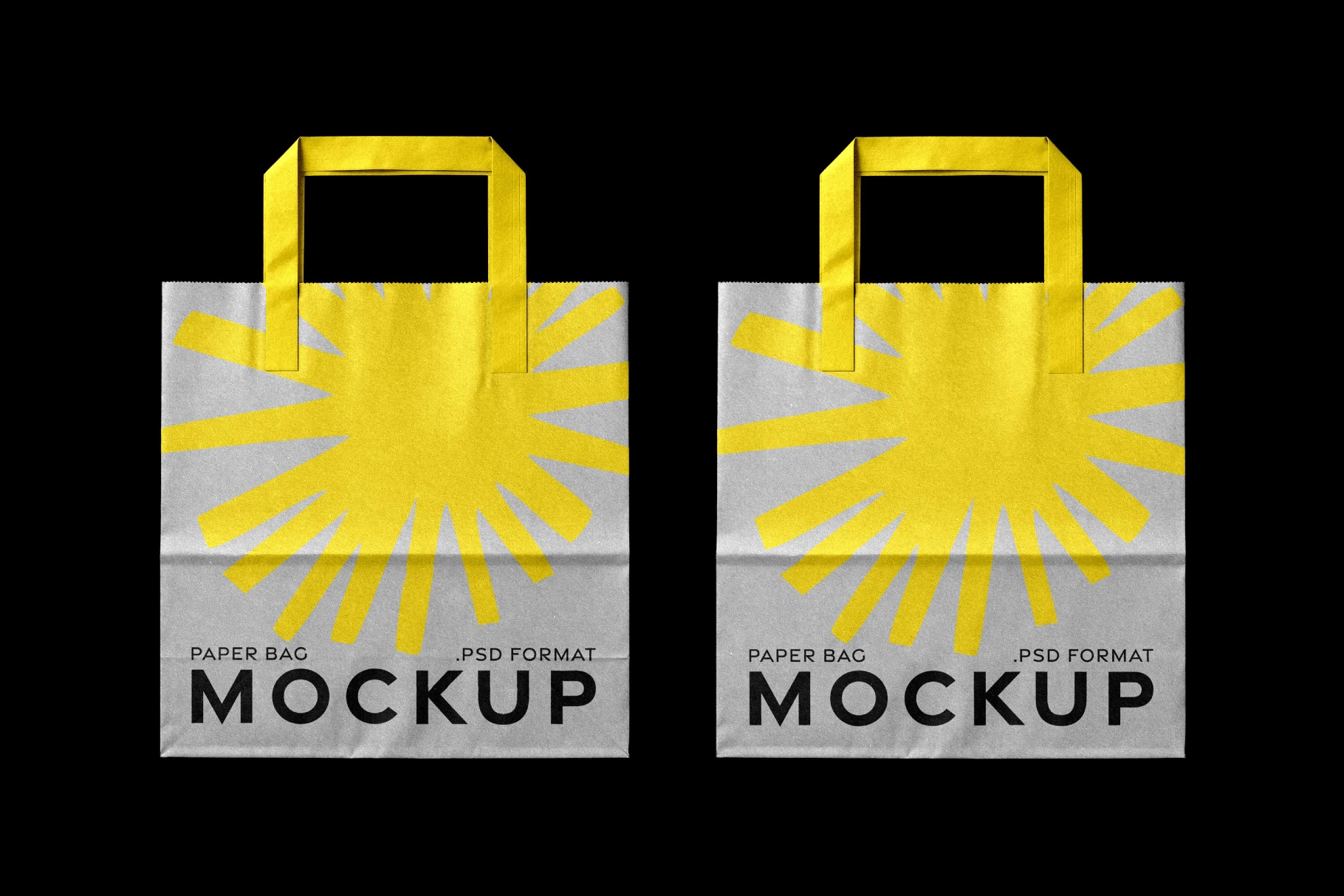 Retail Paper Bags Mockup