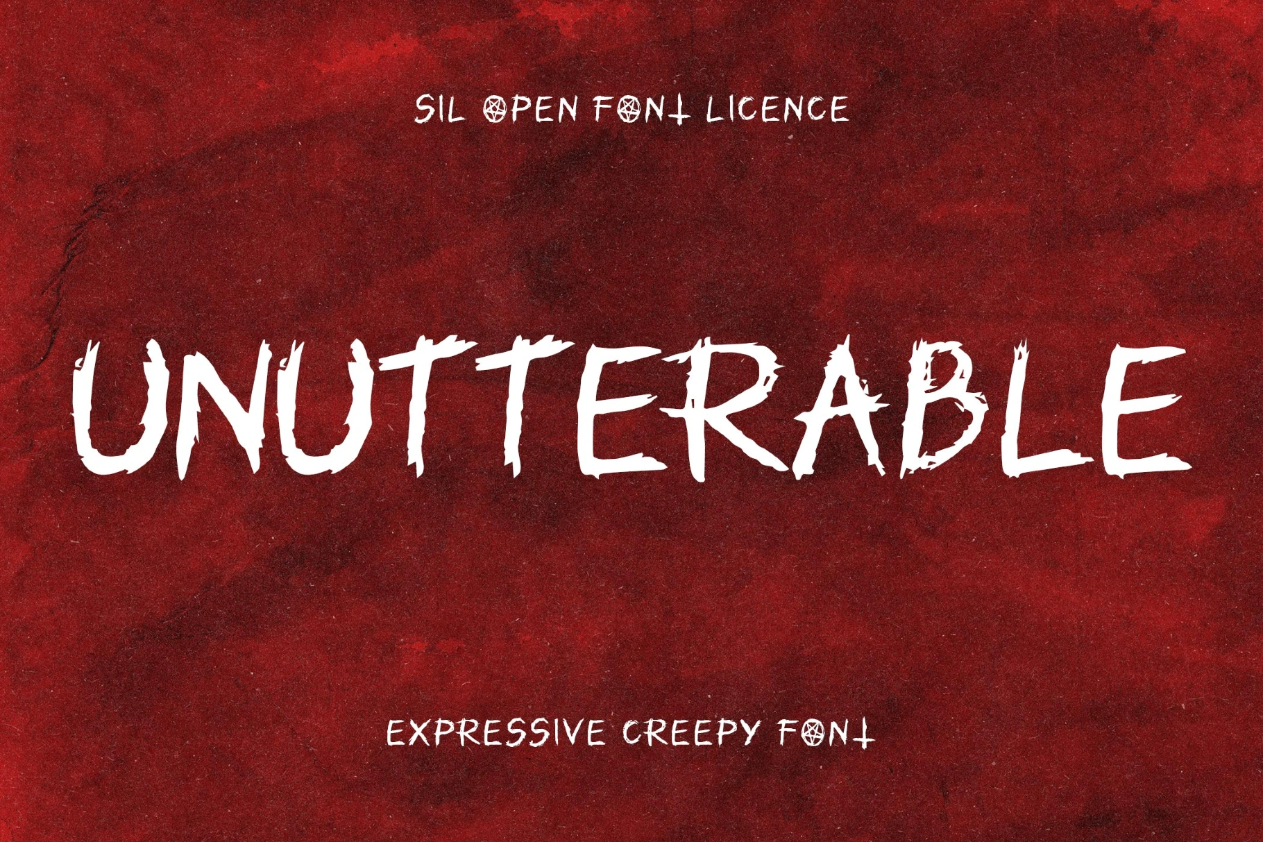 Unutterable / Creepy Font