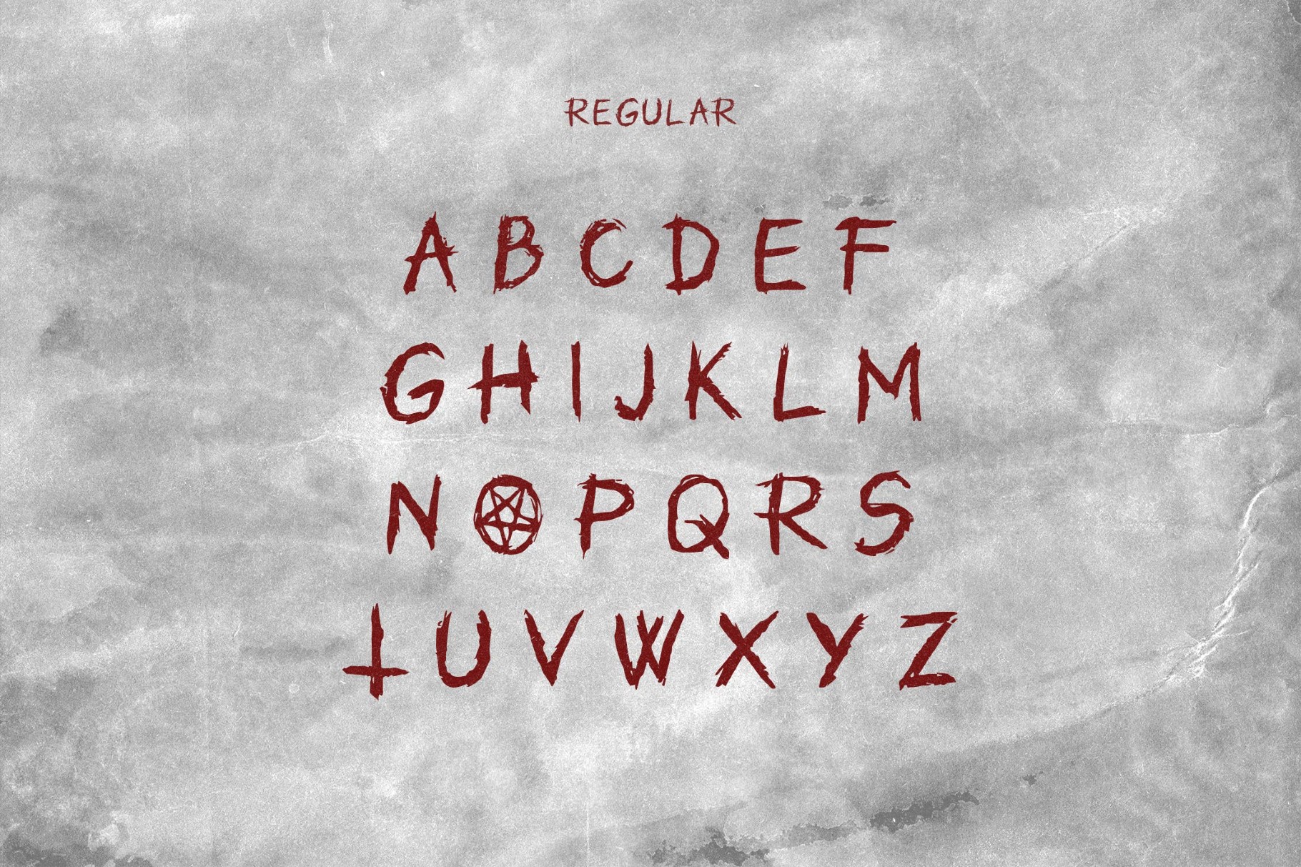 Unutterable / Creepy Font