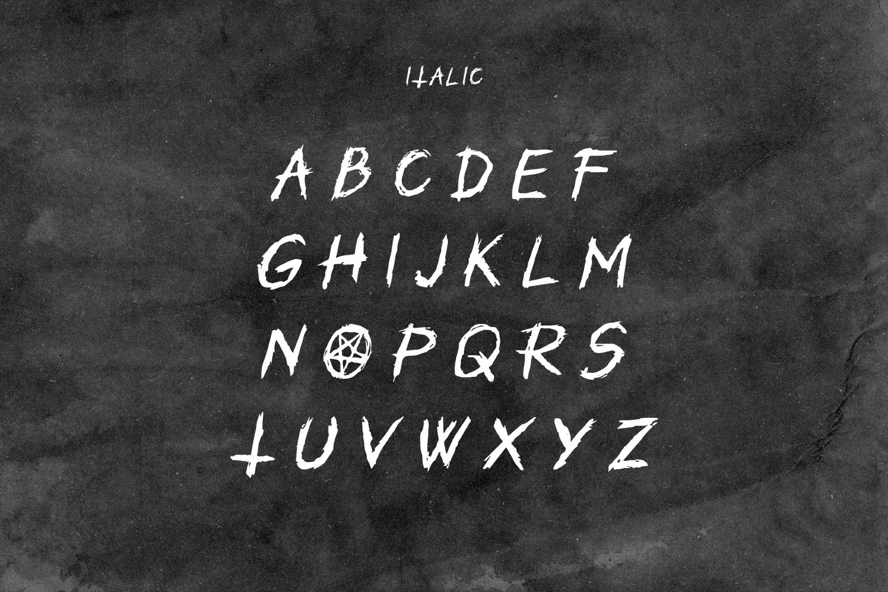 Unutterable / Creepy Font