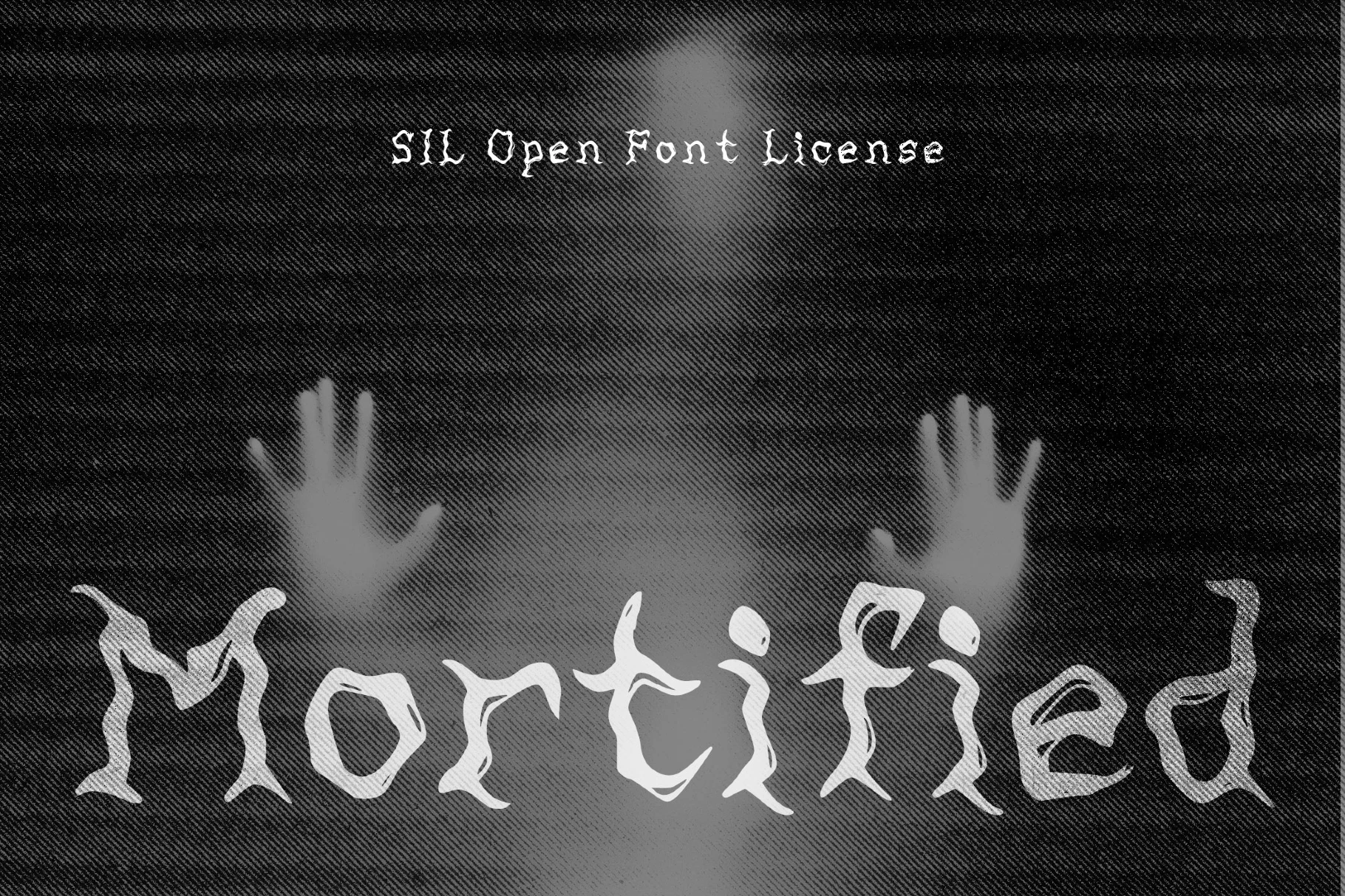 Mortified - Creepy Ghost Font