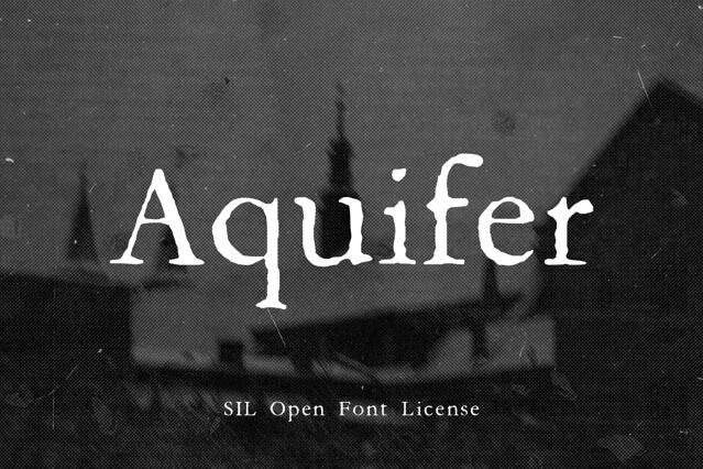 Aquifer Font