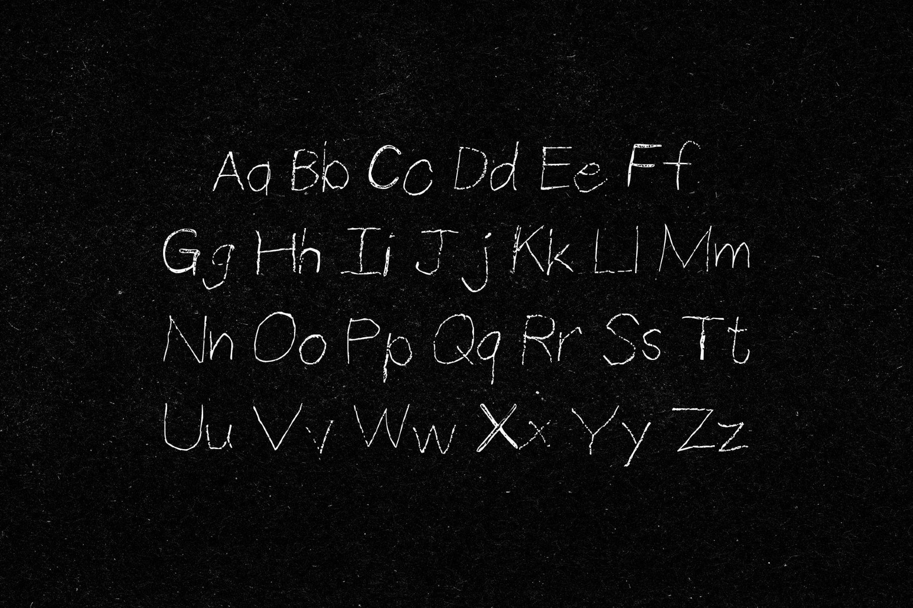 Thin Pencil Handwriting Font