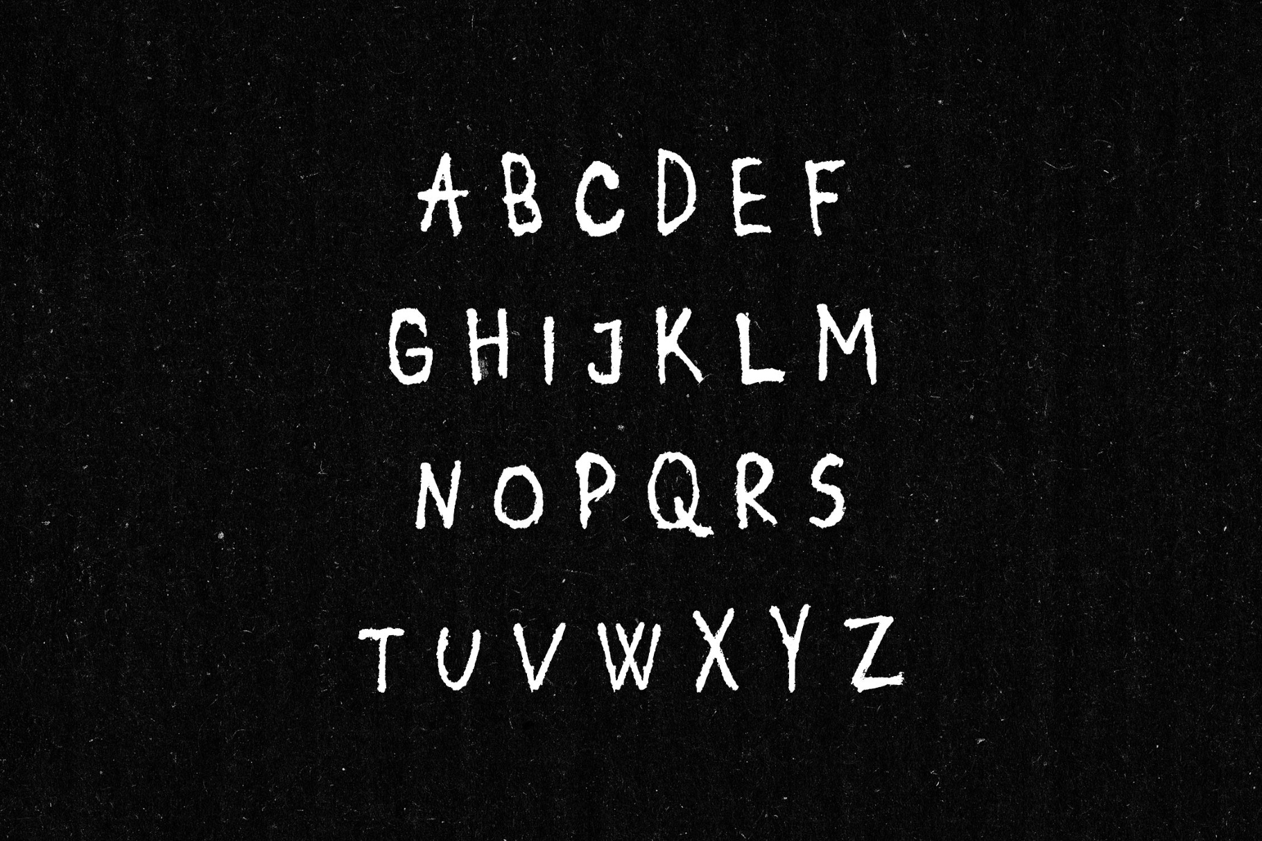 Dirty Harold - Creepy Chalk Font