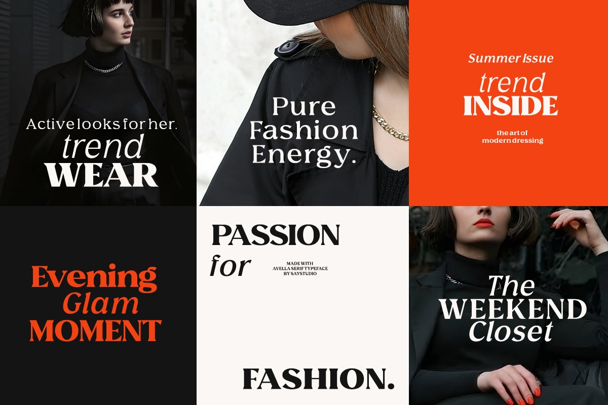 Avella - Luxury Fashion Serif Typeface