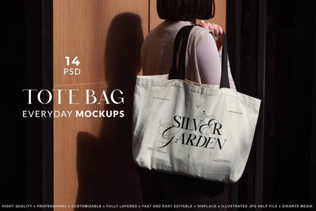 Casual Tote Bag Mockup Bundle