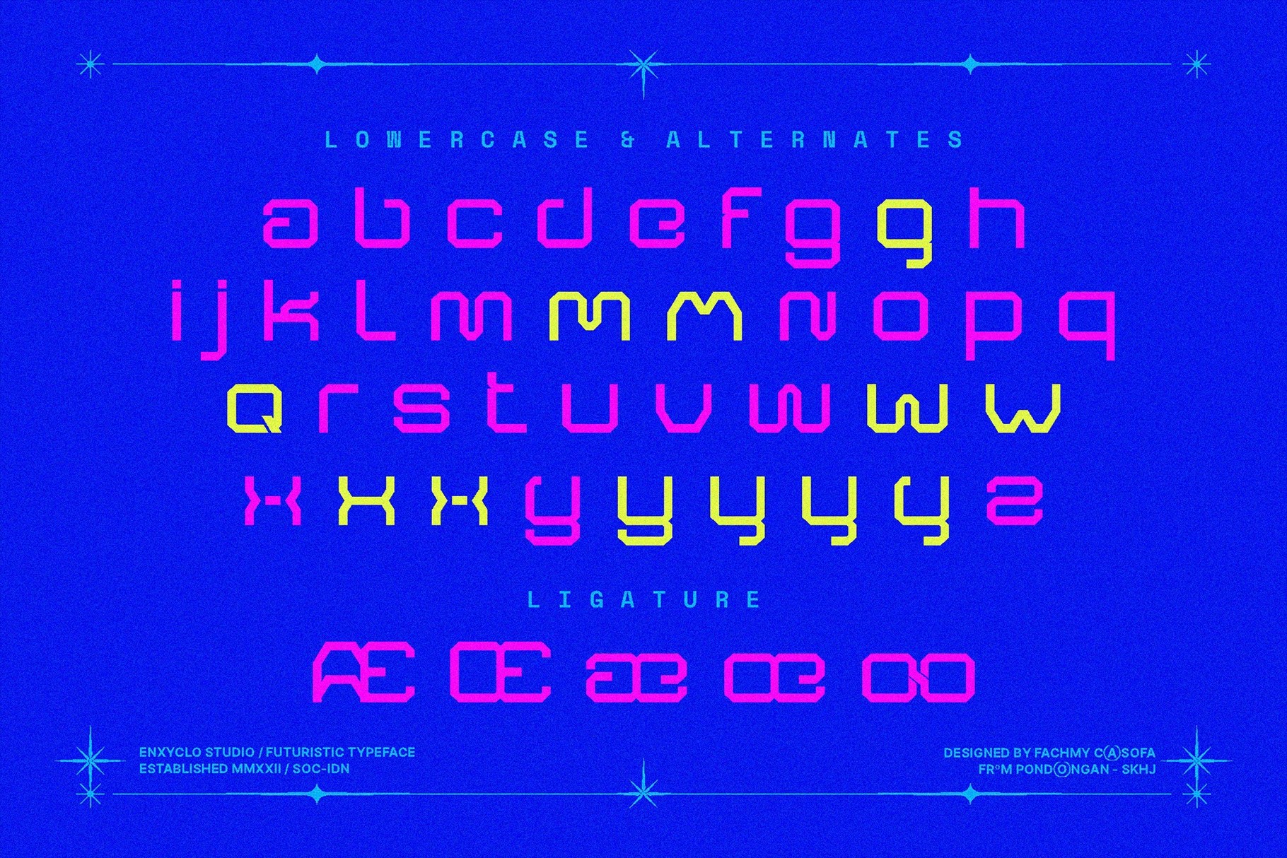 ARSEGZONE - Futuristic Sci-Fi Techno Font