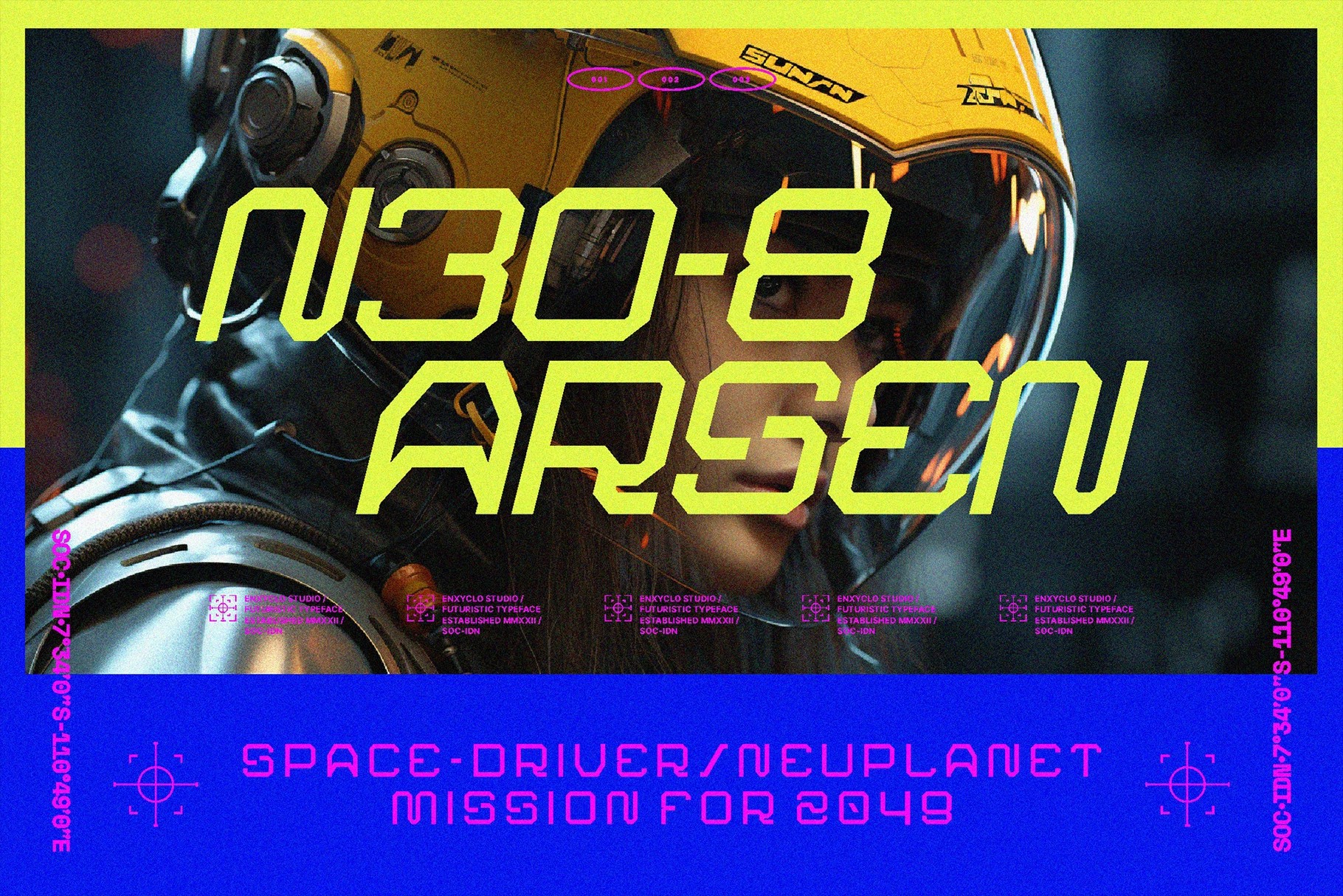 ARSEGZONE - Futuristic Sci-Fi Techno Font