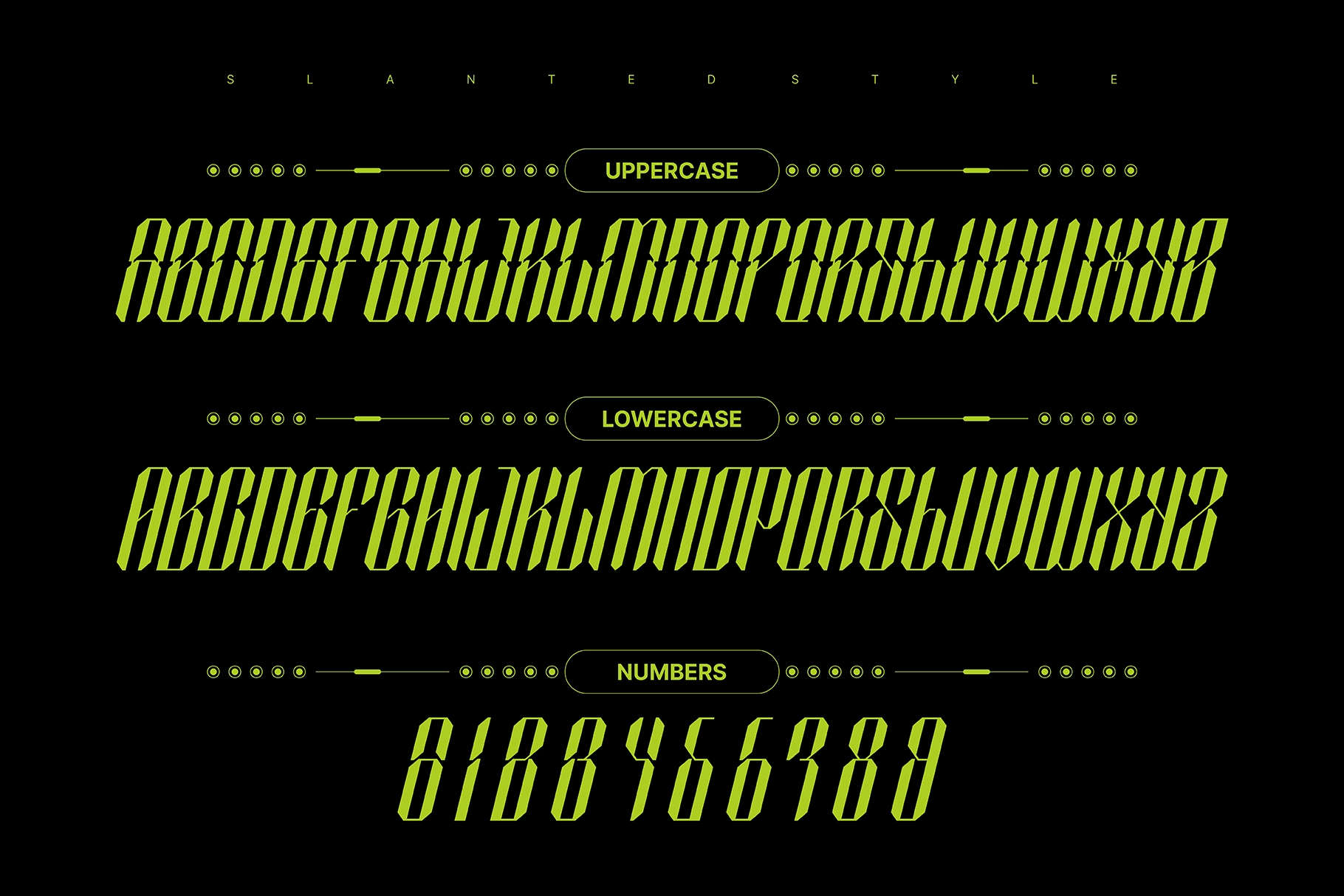 SEPHYROK - Cyberpunk Techno Display Font
