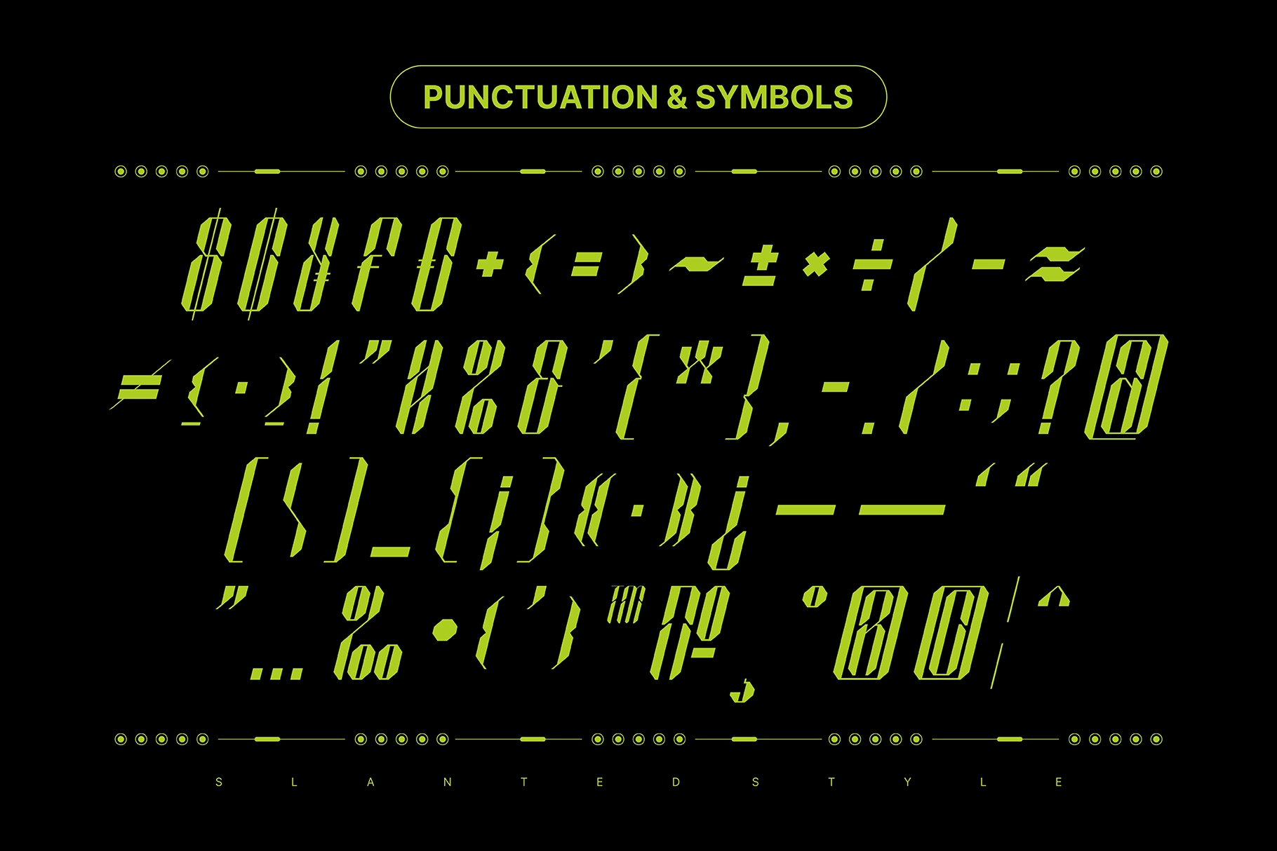 SEPHYROK - Cyberpunk Techno Display Font