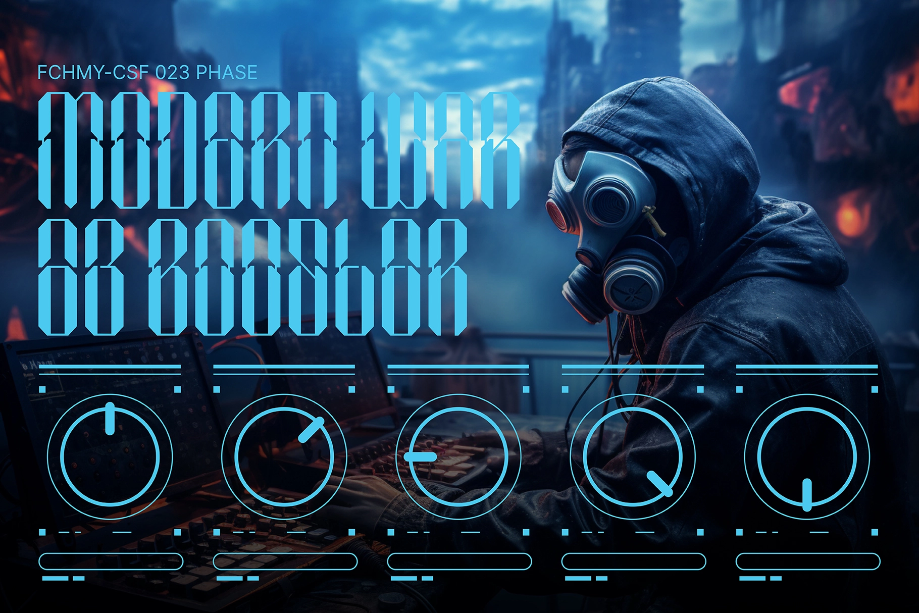 SEPHYROK - Cyberpunk Techno Display Font