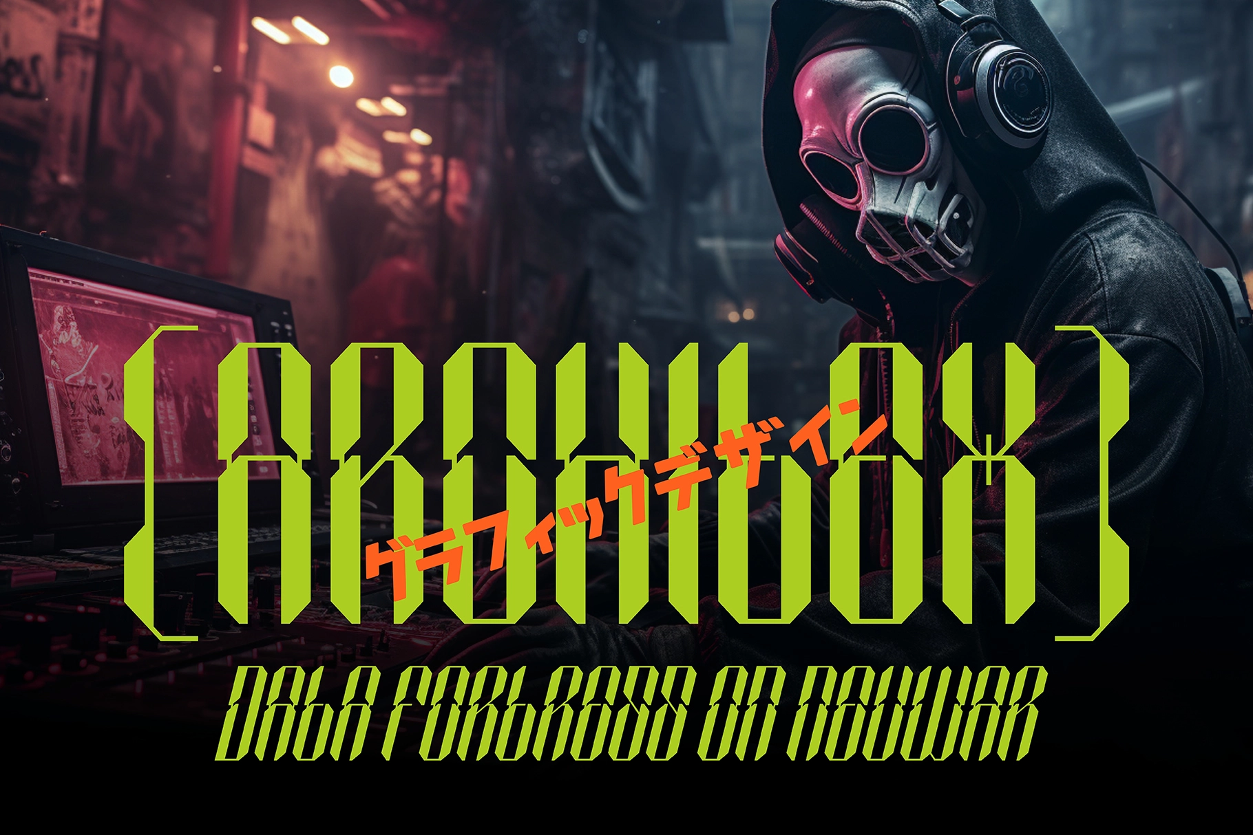 SEPHYROK - Cyberpunk Techno Display Font