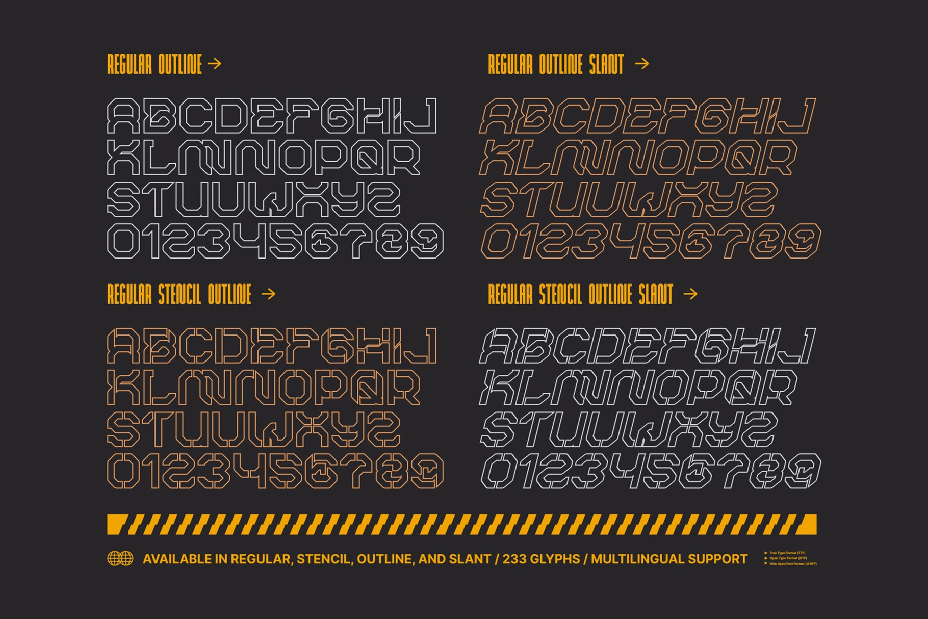 ROBMAX-36 - Futuristic Techno Display Font