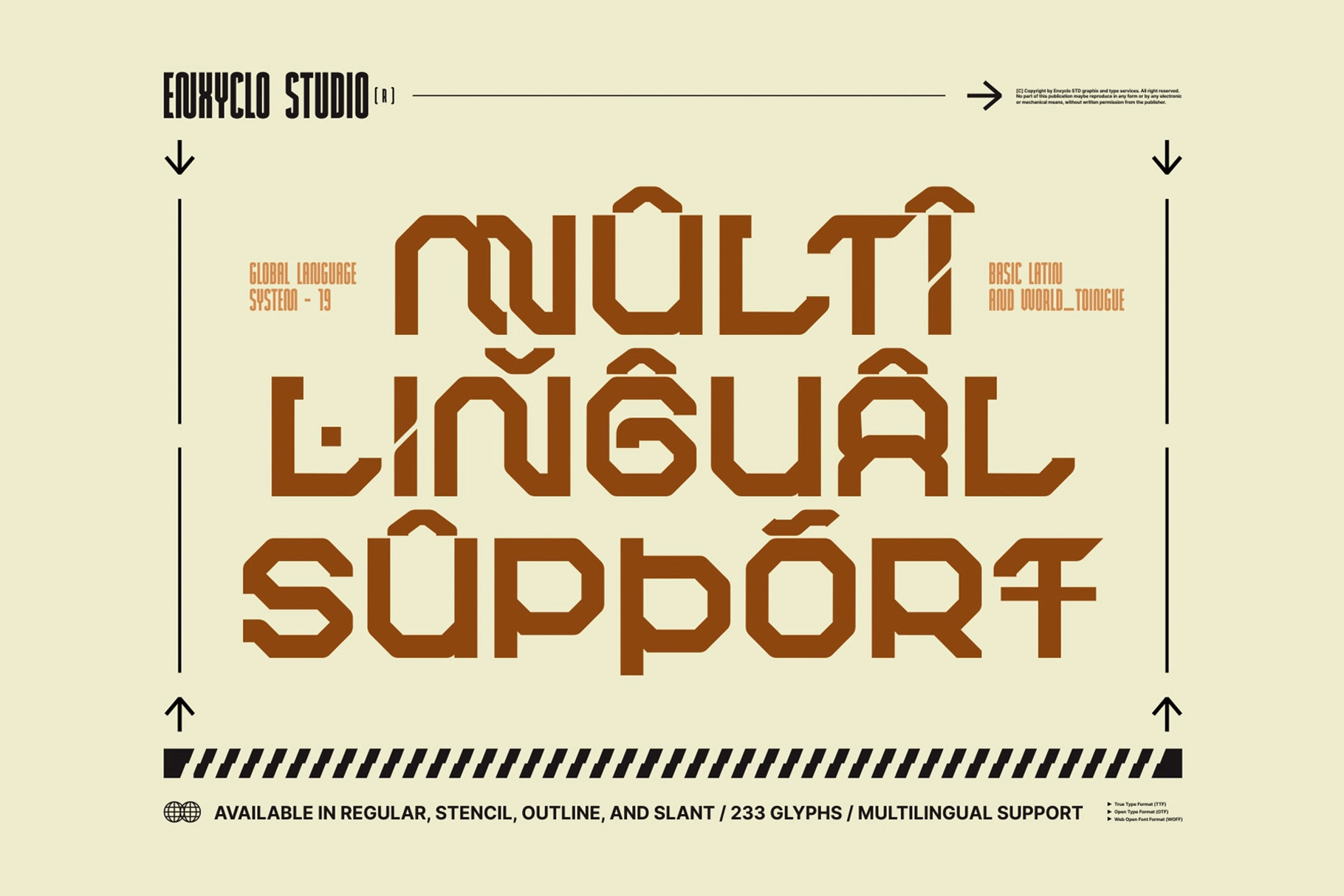 ROBMAX-36 - Futuristic Techno Display Font