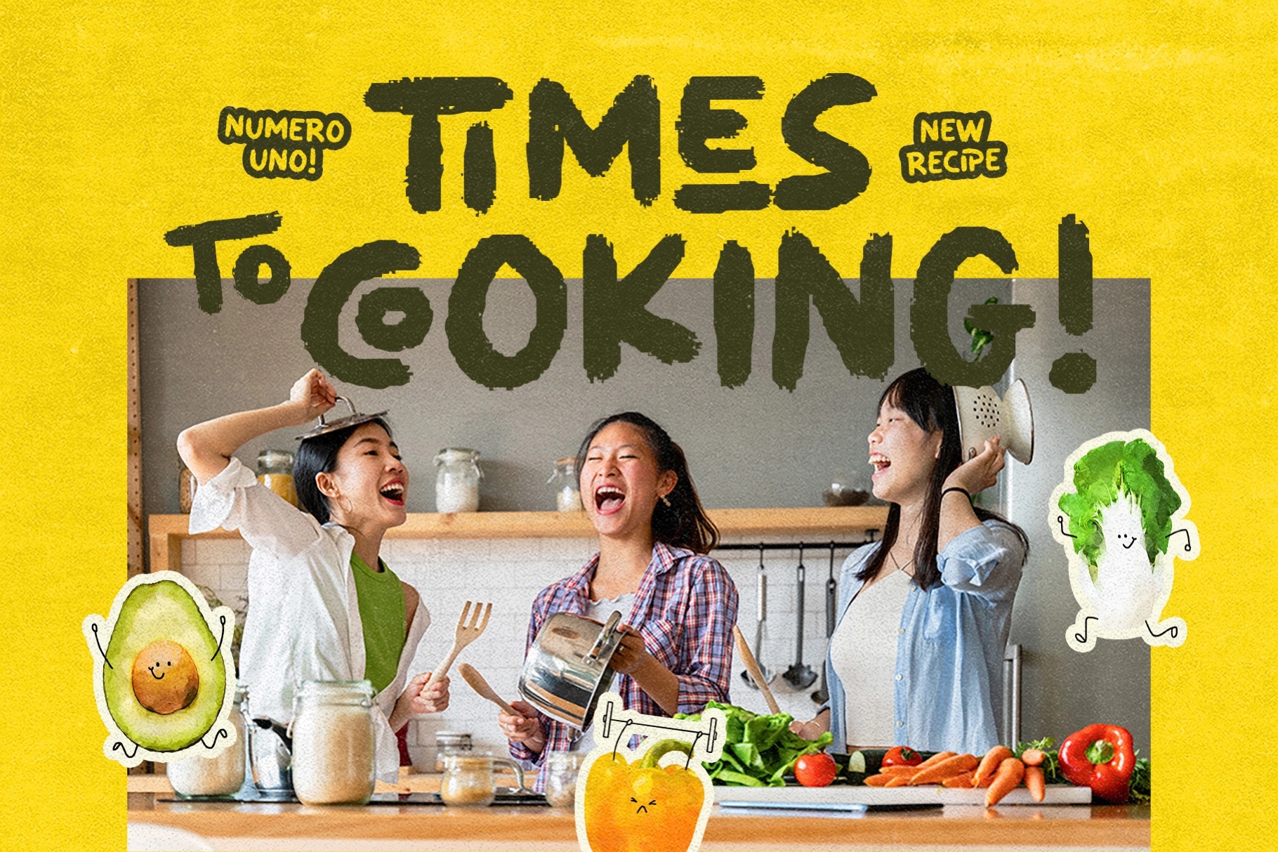 Hustle Jungle - Rough Brush Display Font