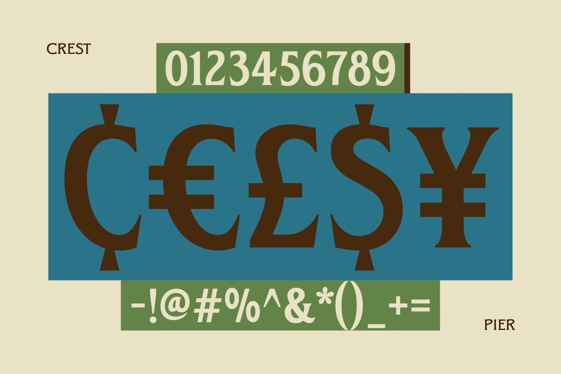 SFC Crest Pier - Vintage Serif Duo Font