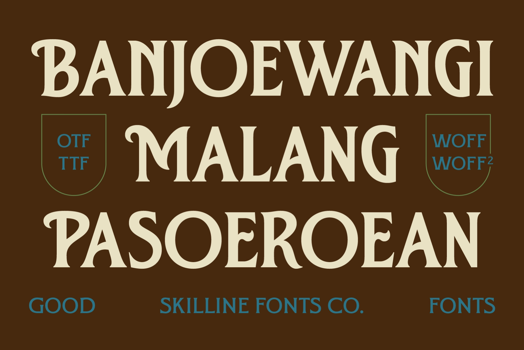 SFC Crest Pier - Vintage Serif Duo Font