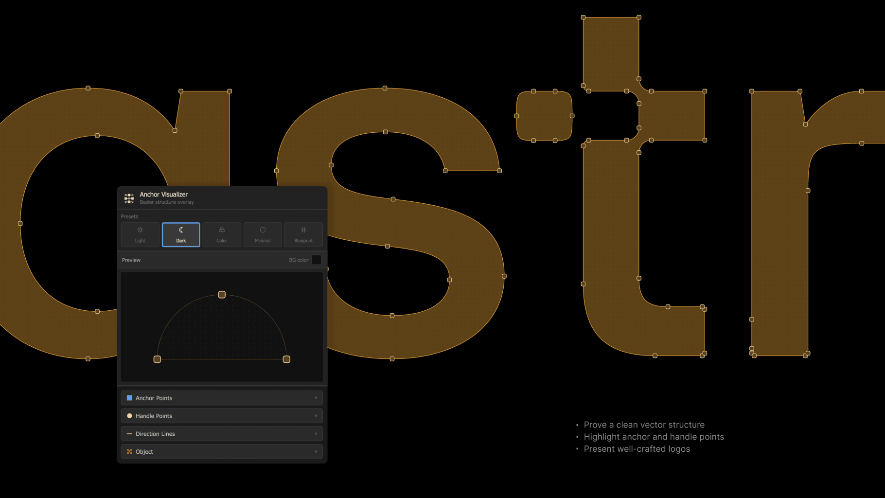 Anchor Visualizer — Bezier Overlay for Illustrator