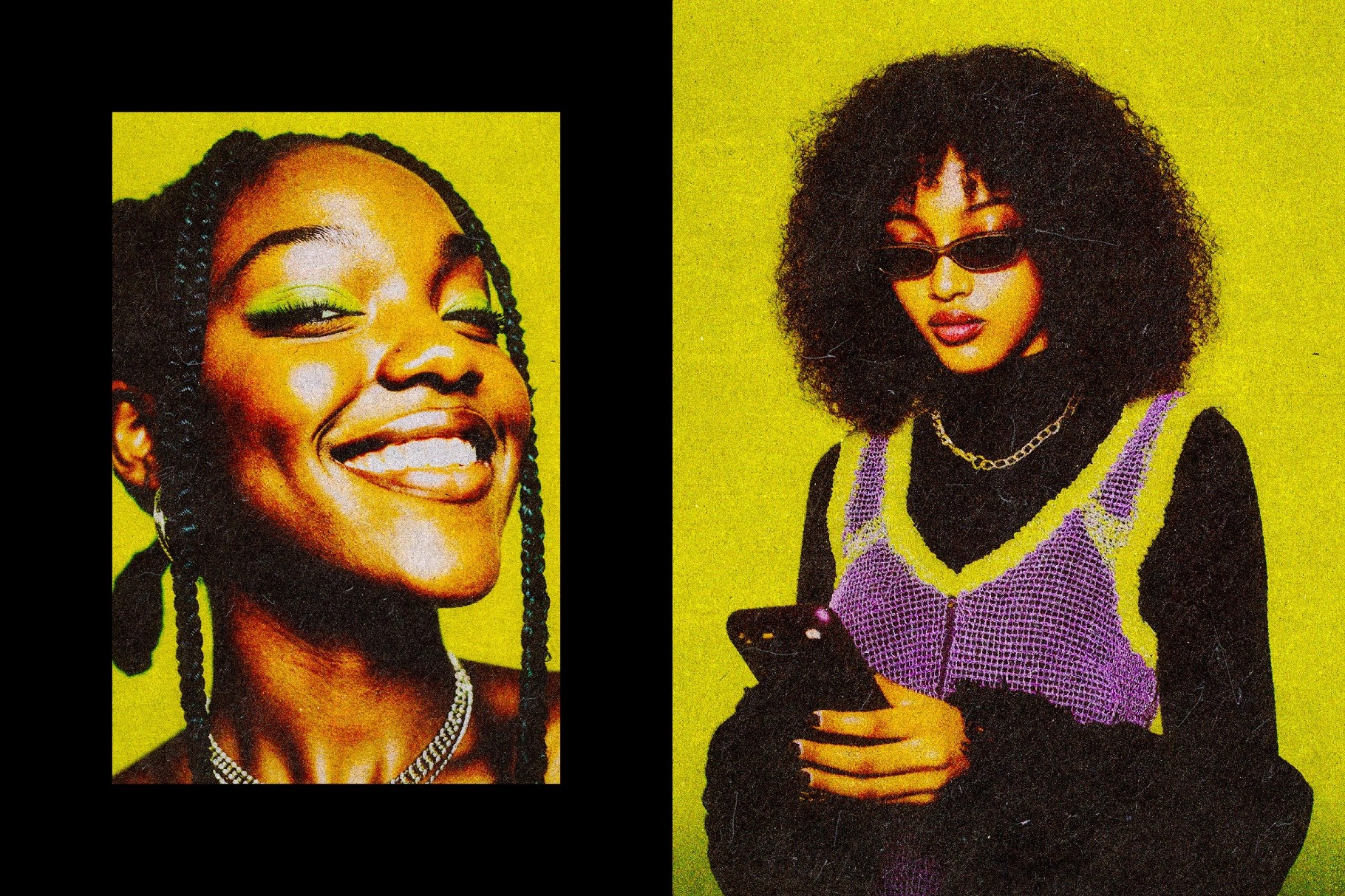 Retro Boho Print Photo Effect