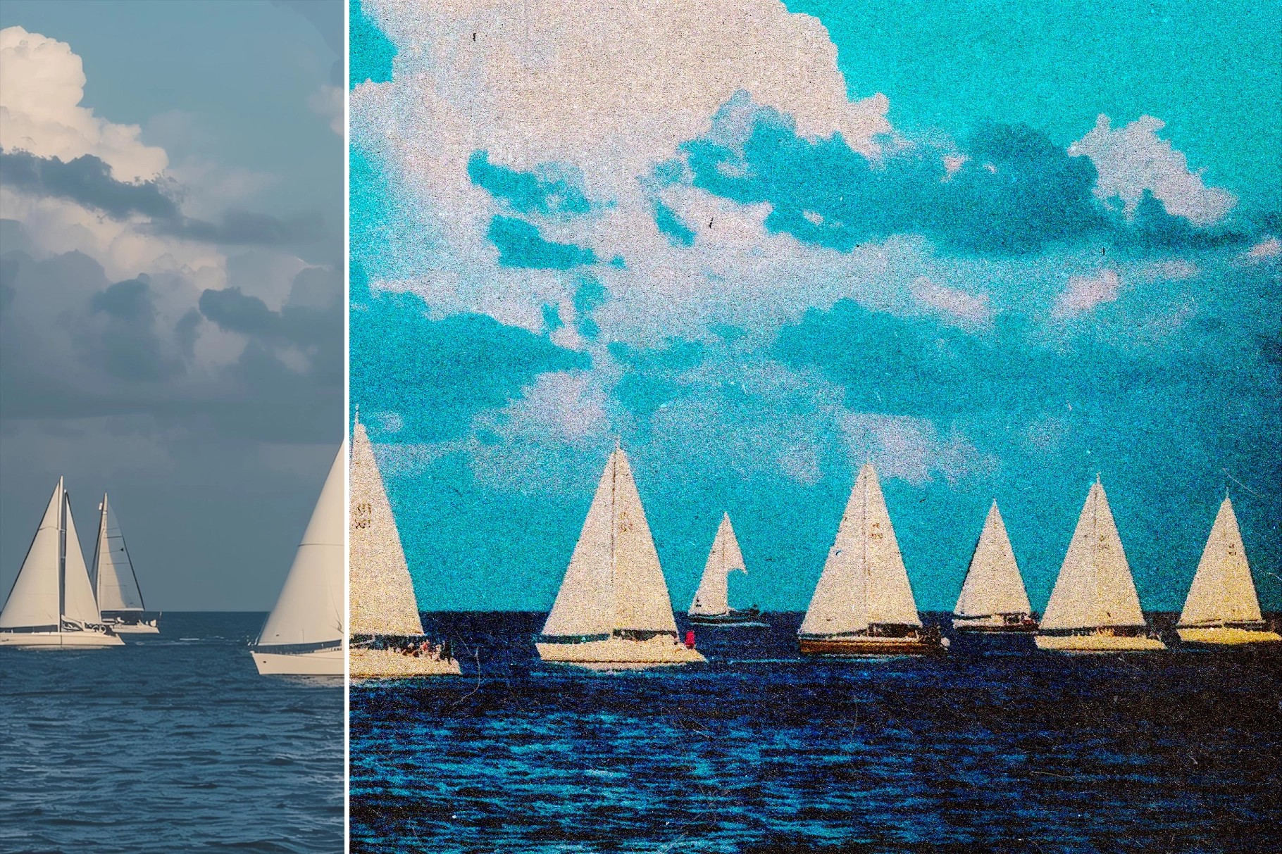 Retro Boho Print Photo Effect