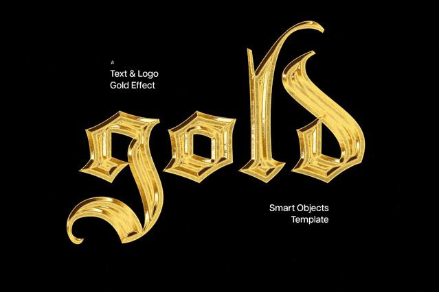 Gold Text Effect
