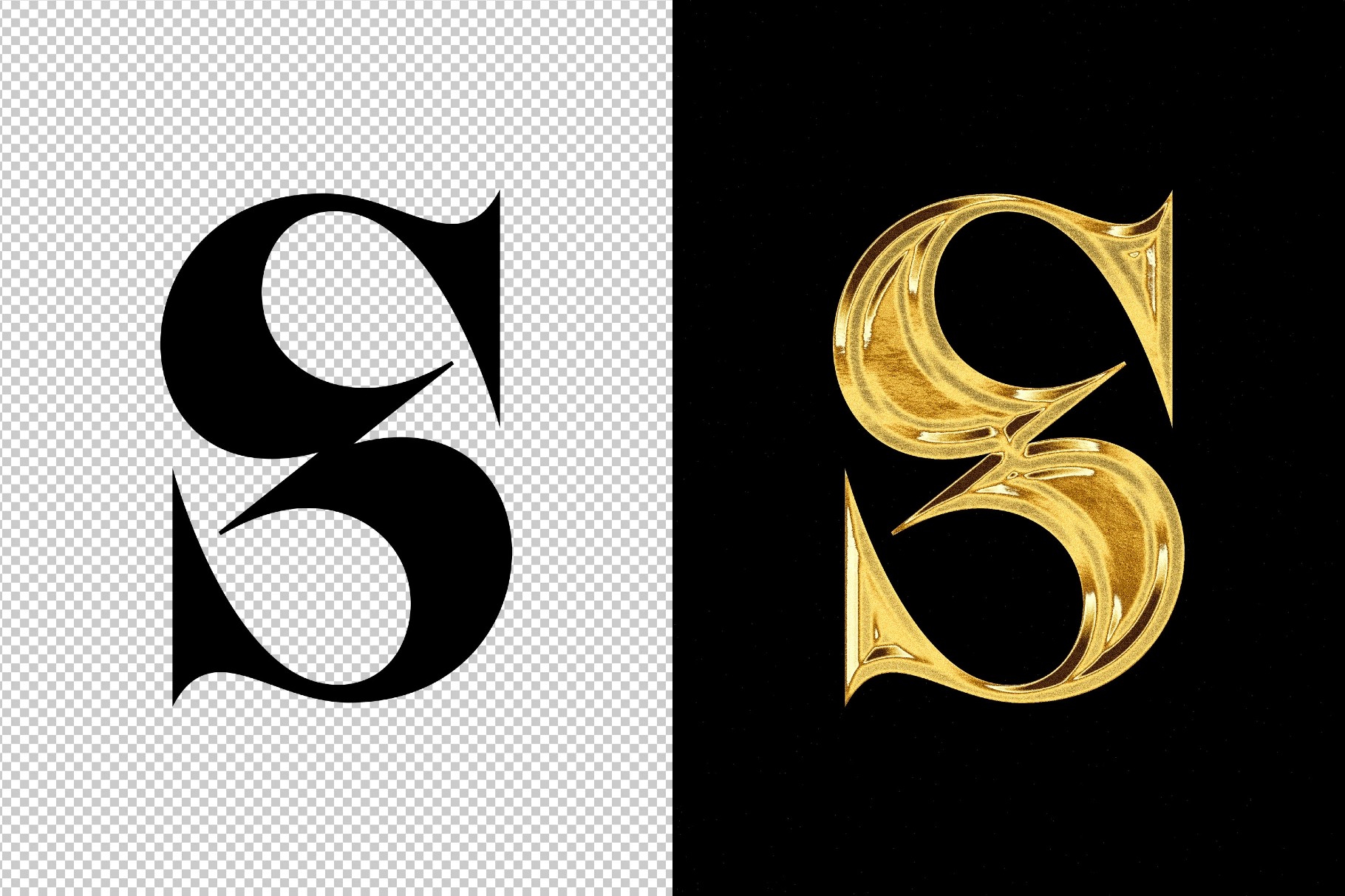 Gold Text Effect