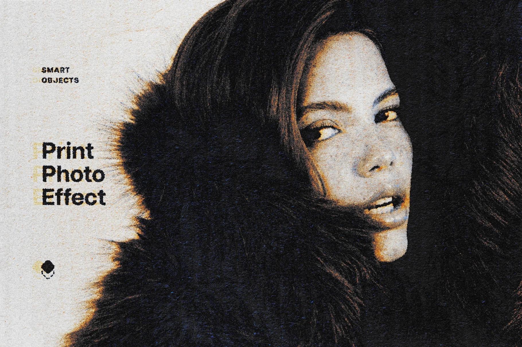 Grain Print Photo Effect