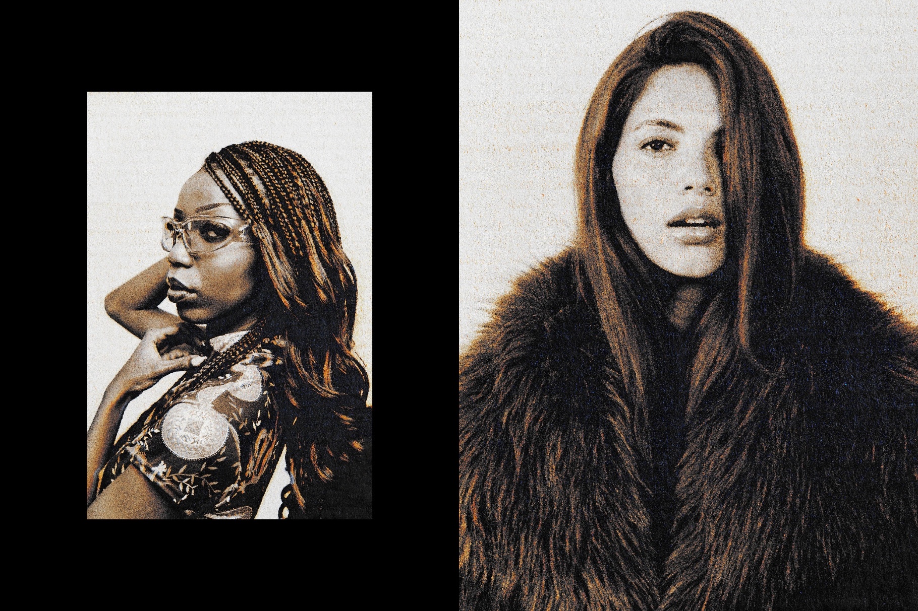 Grain Print Photo Effect