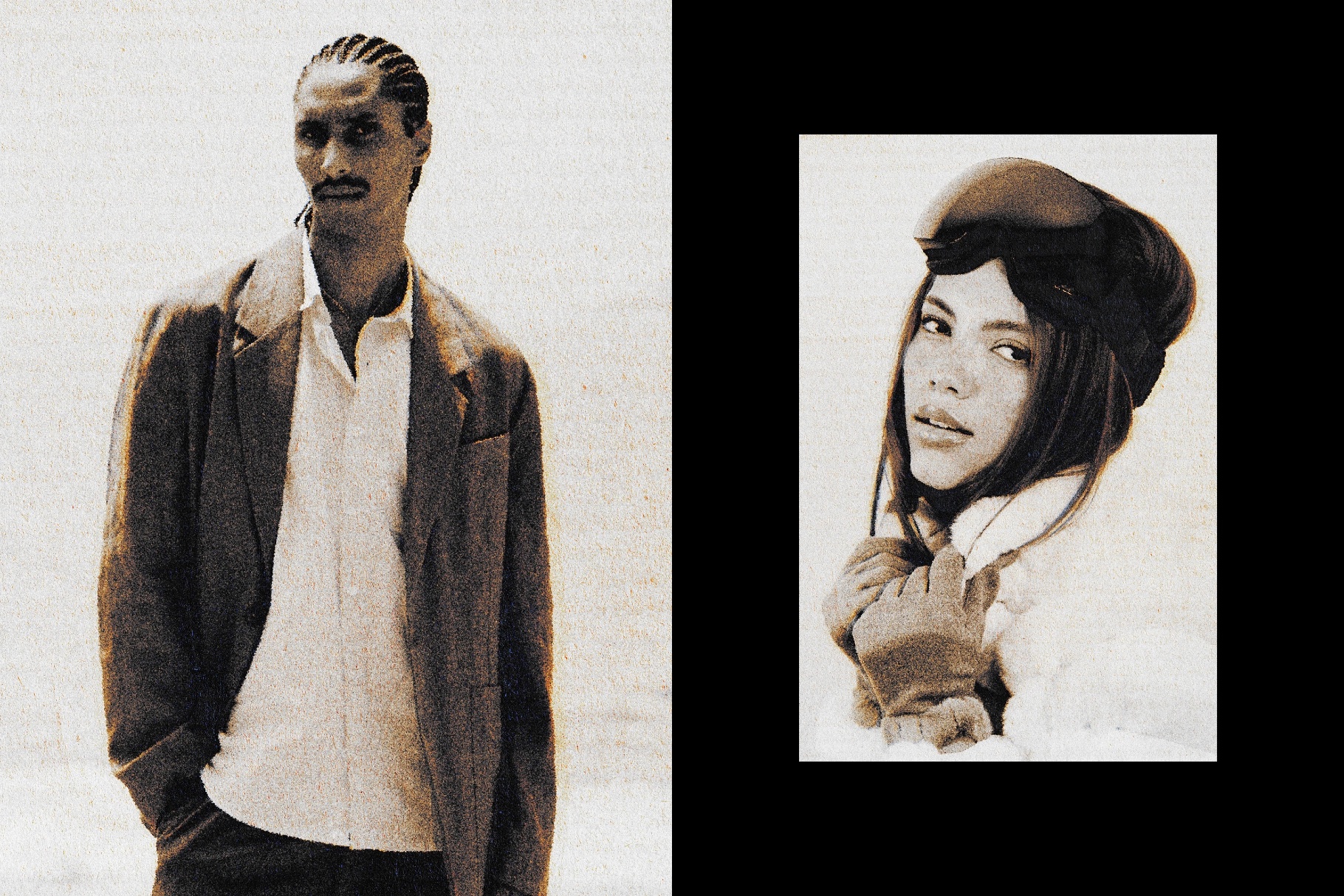 Grain Print Photo Effect