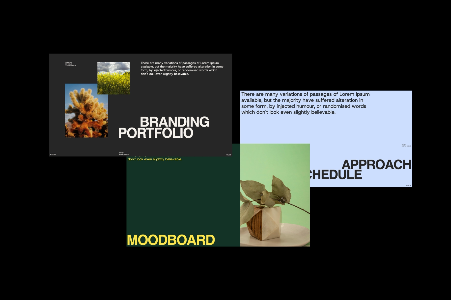 Hexxo - Modern Brand Portfolio Template Bundle