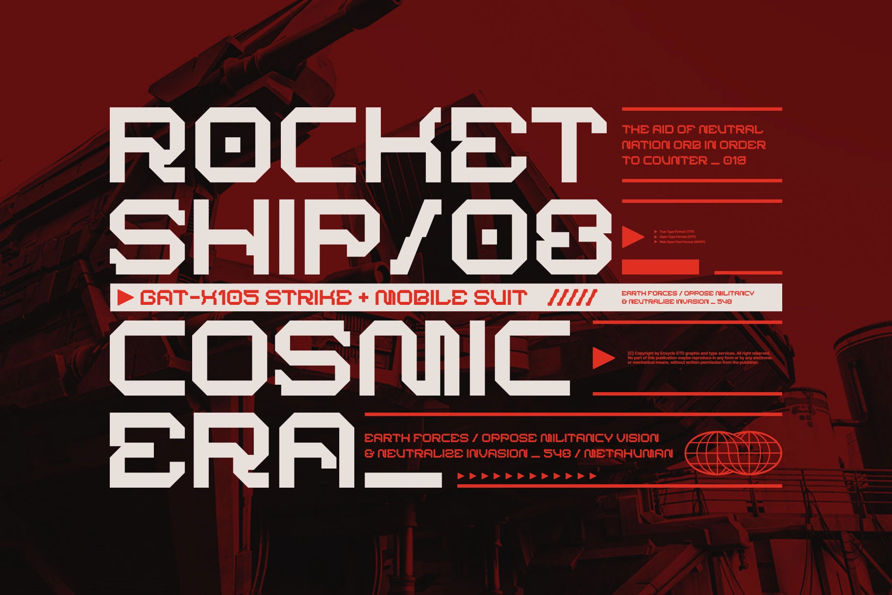 BARKMO36 - Futuristic Sci-fi Techno Font
