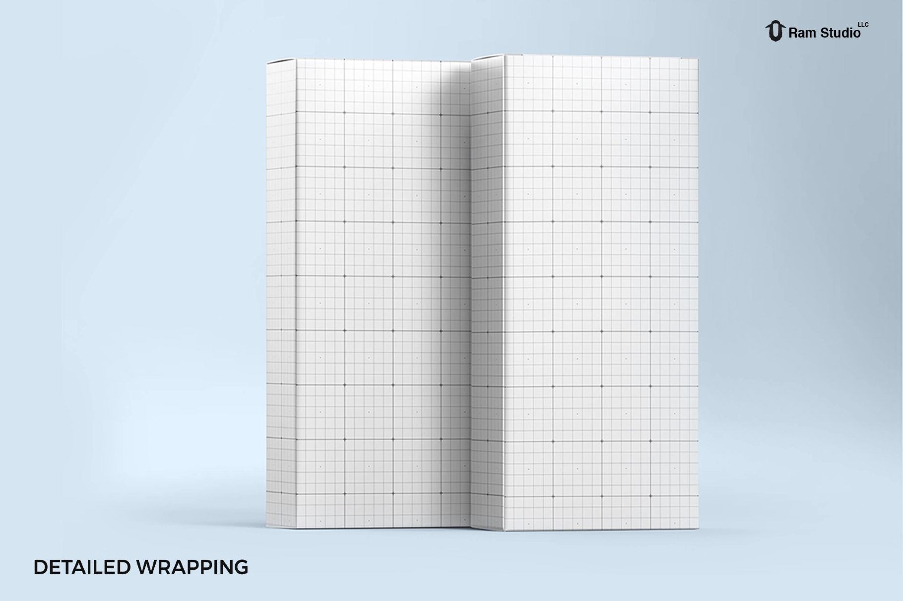 Standing Medicine Box Mockup