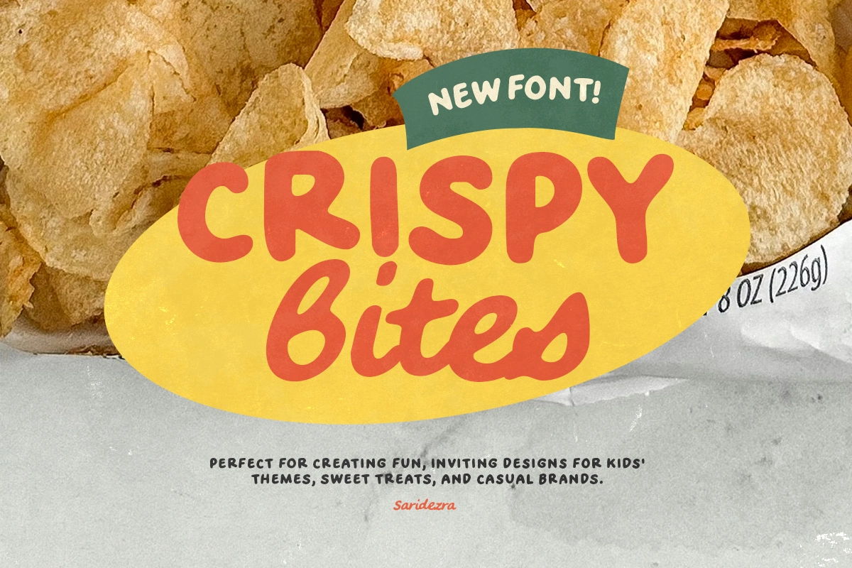 Crispy Bites - Cute Handwritten Font