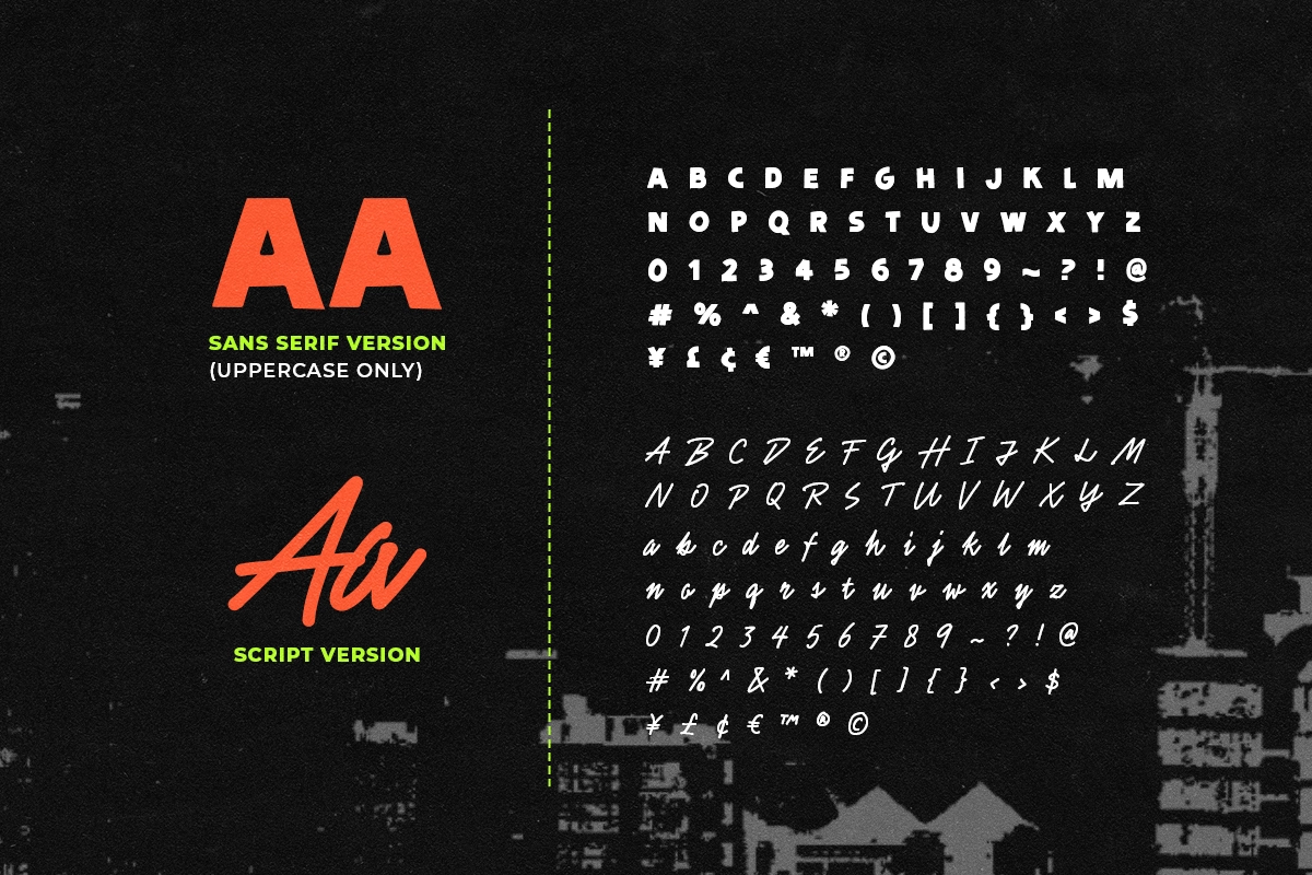 March Culture - Edgy Font Duo