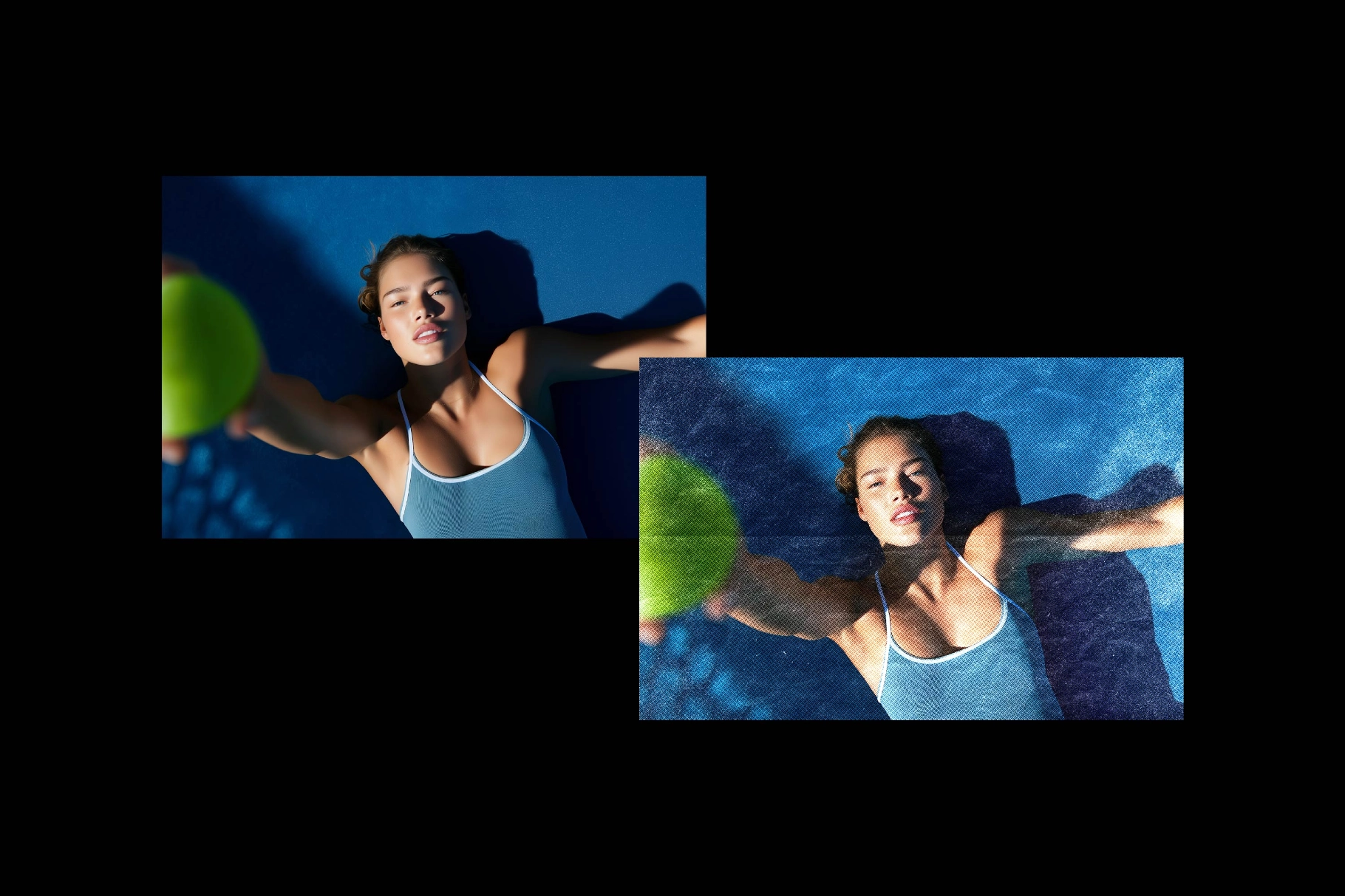 Newsprint Halftone Photo Effect