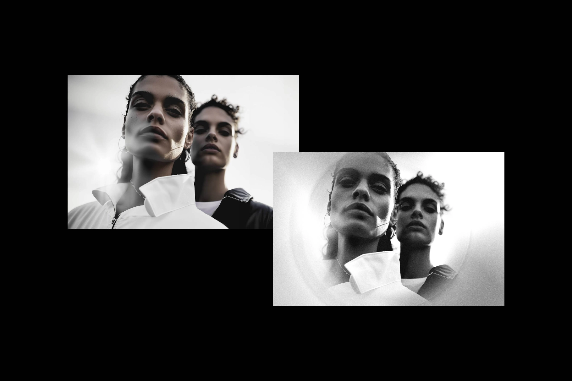 Noir Radial Spin Photo Effect