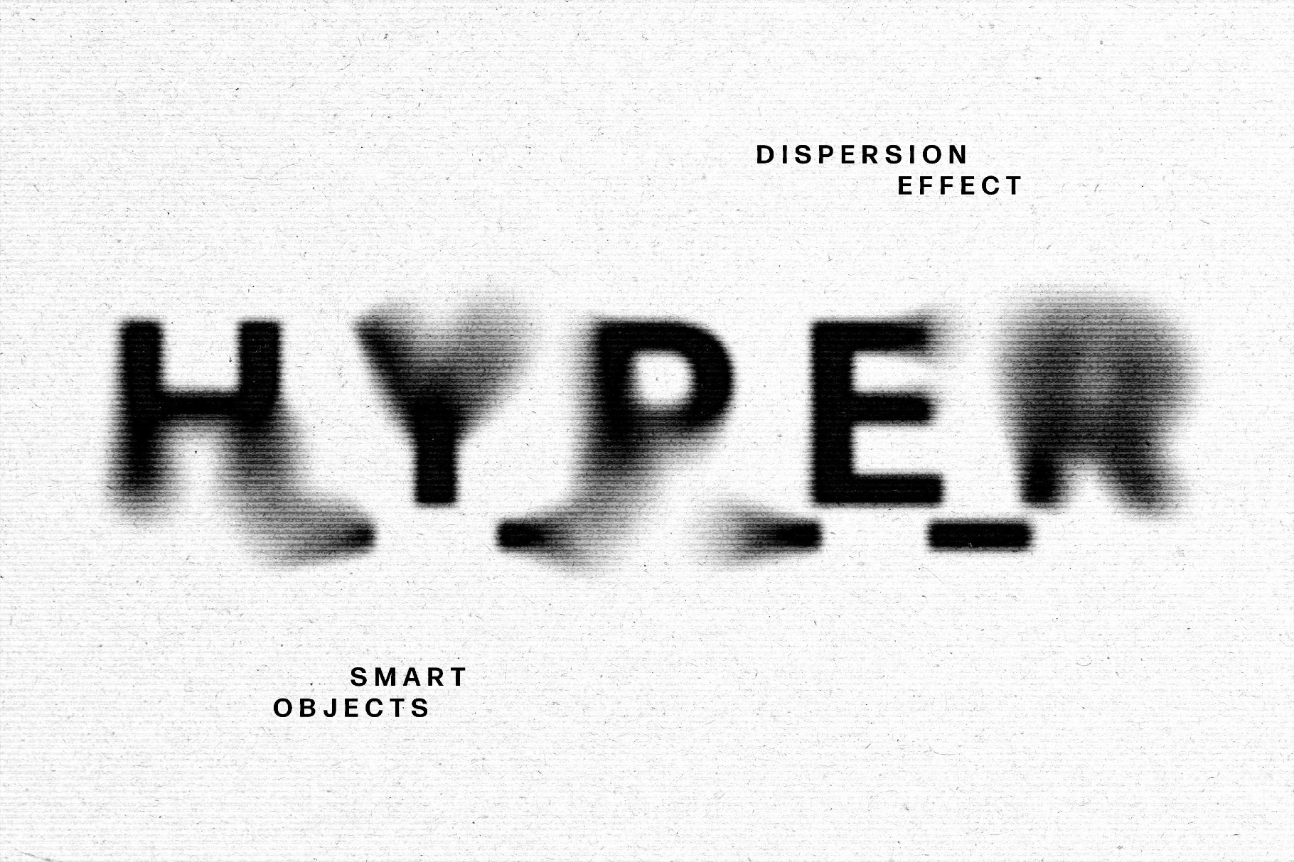 Dispersion Text Effect