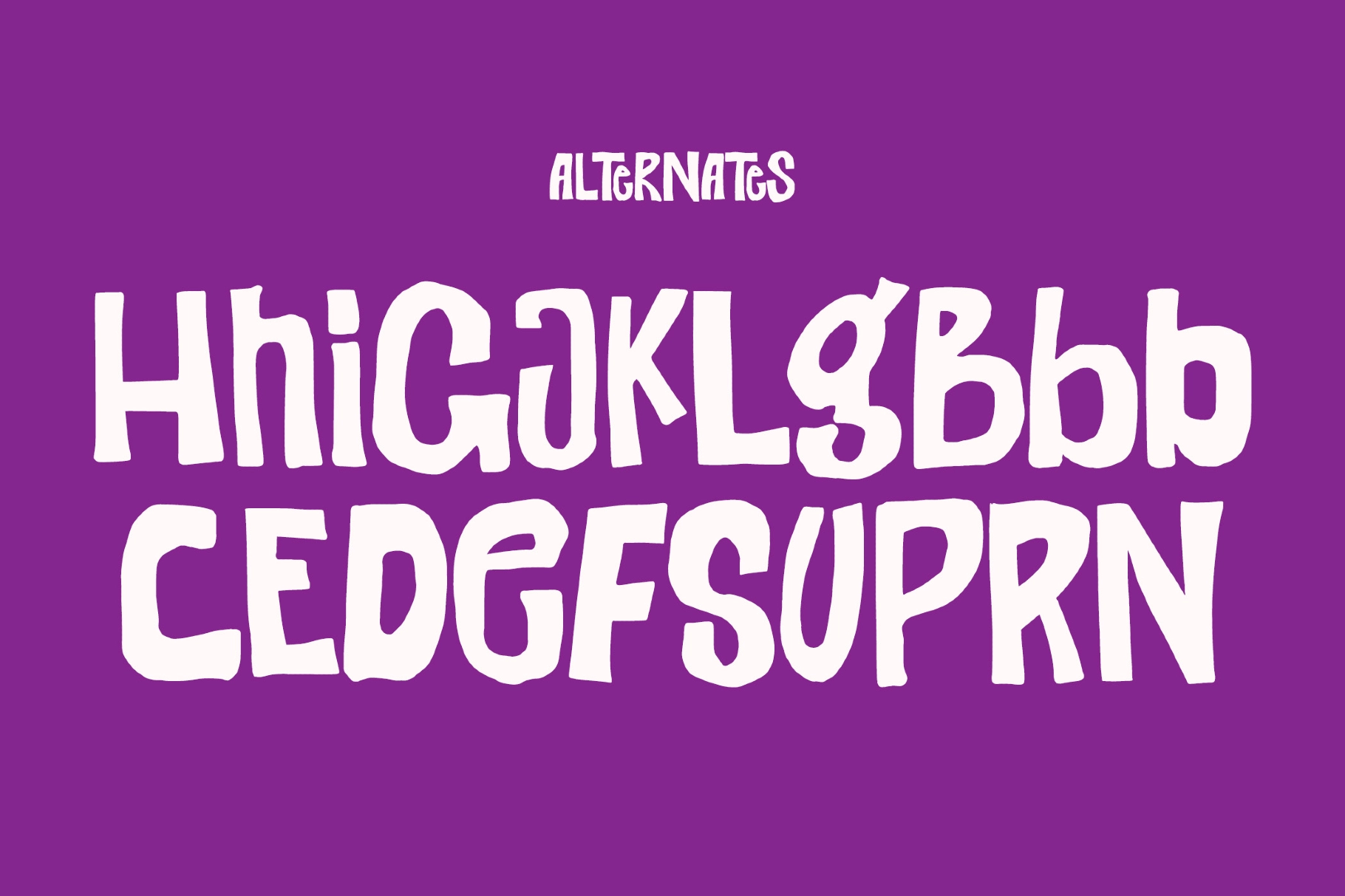 Relaxe - Playful Handdrawn Display Font