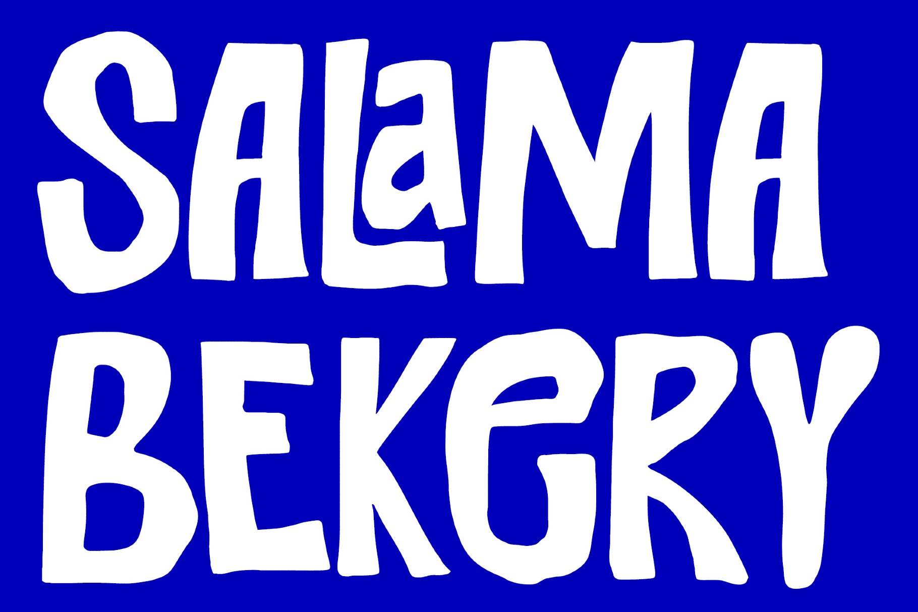 Relaxe - Playful Handdrawn Display Font